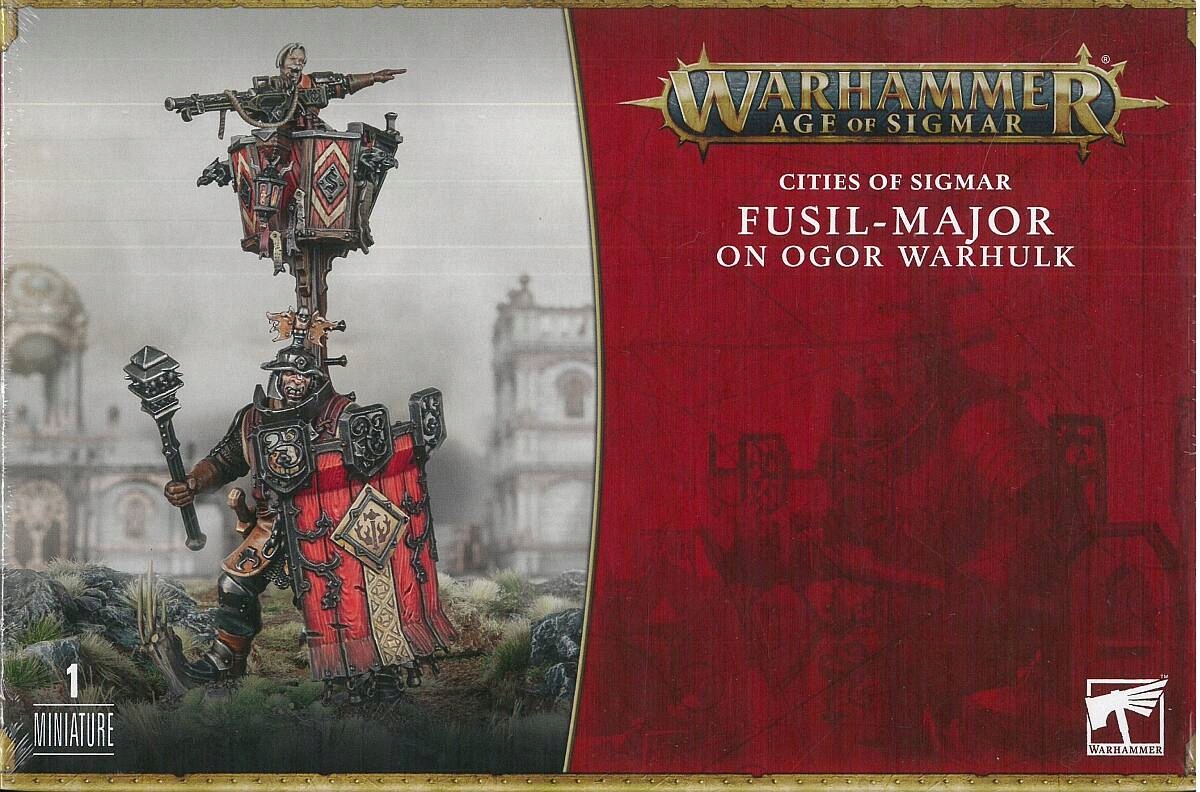 Cities of Sigmar Fusil-Major on Ogor Warhulk