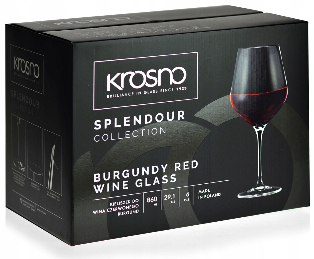 Kieliszki do wina burgund KROSNO Splendour 860ml