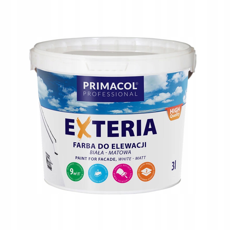 

Farba Elewacyjna Strukturalna Exteria Biała 3L