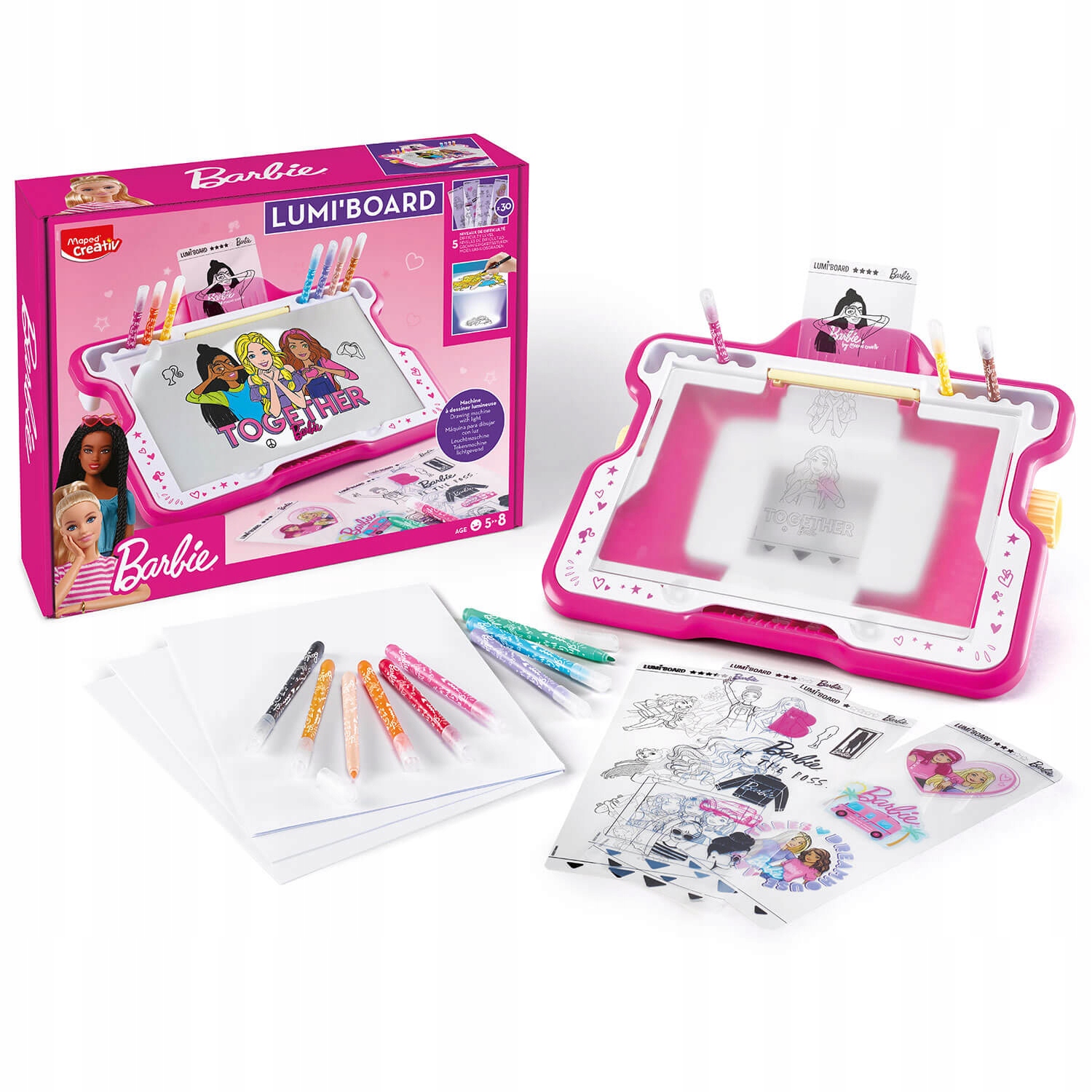 Barbie tablica podświetlana do rysowania Lumi Board Maped Creativ