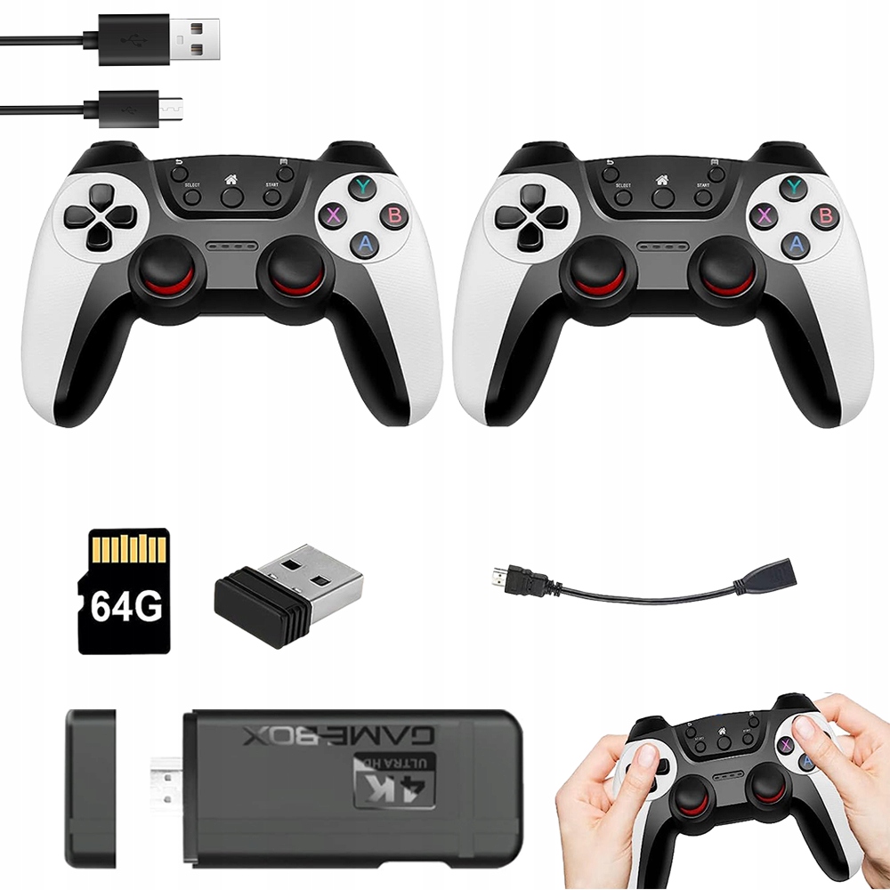 Herní Konzole Retro+ 30000 Her, Stabilní A Plynulý, 2 Pady