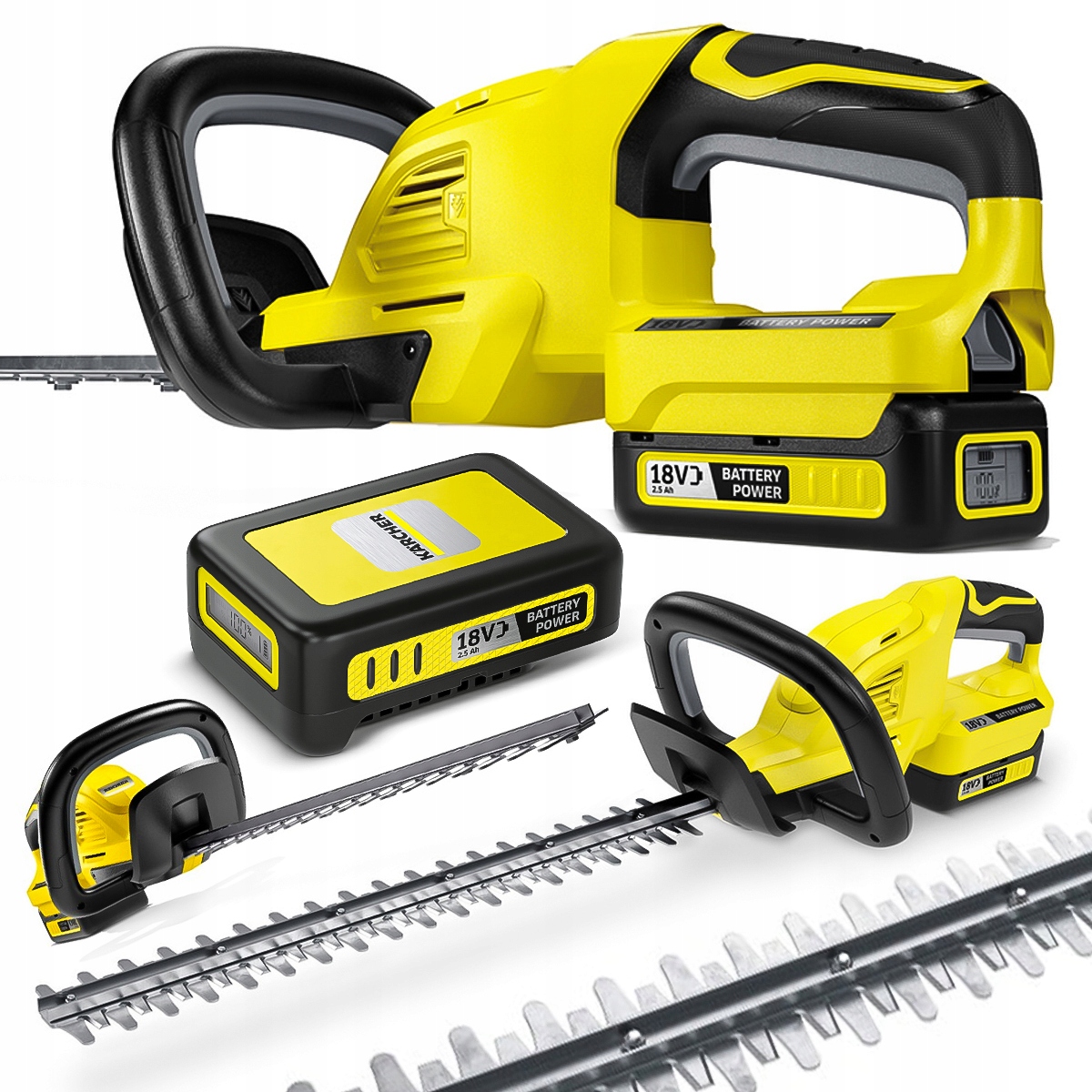 

Nożyce Akumulatorowe Do Żywopłotu Karcher Hge 18V
