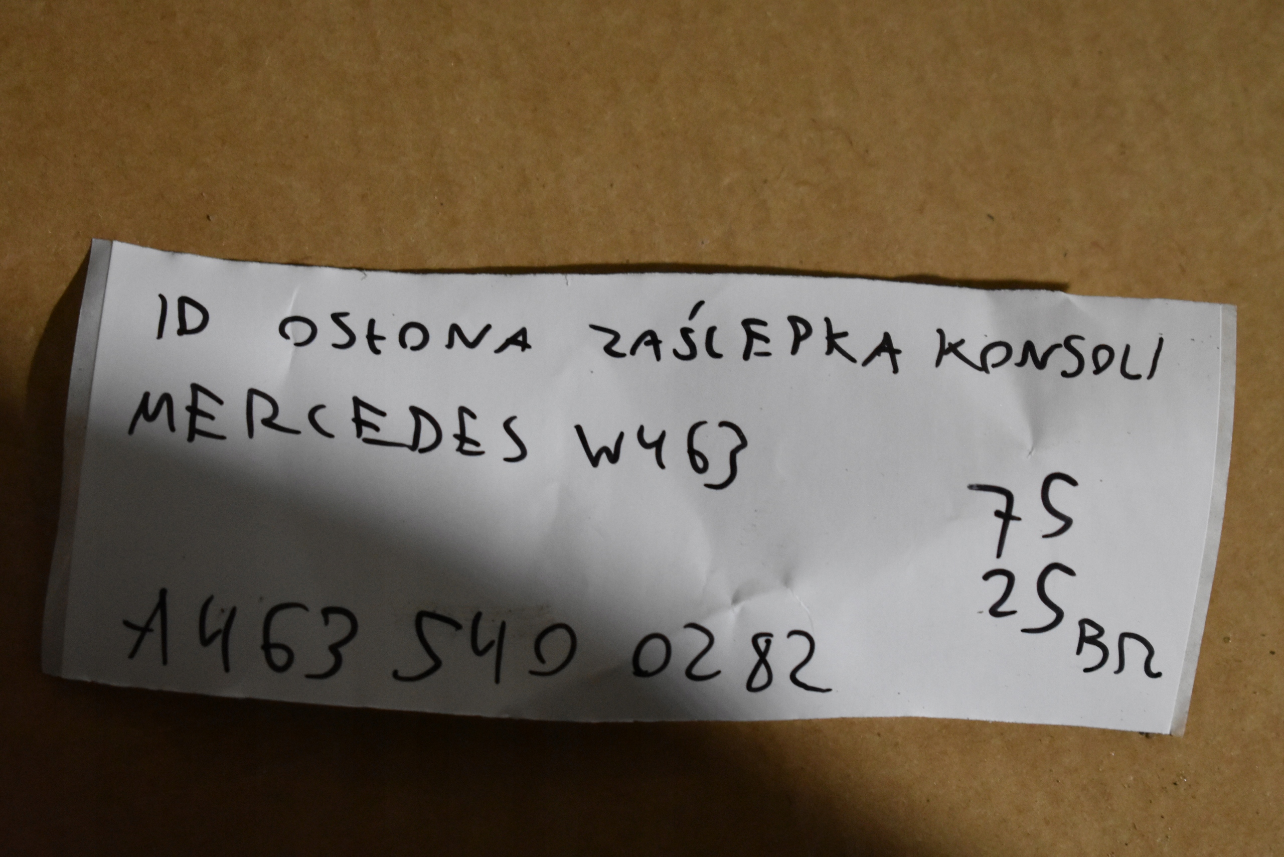 IDEALNA fedél fedél táblák MERCEDES W463 1