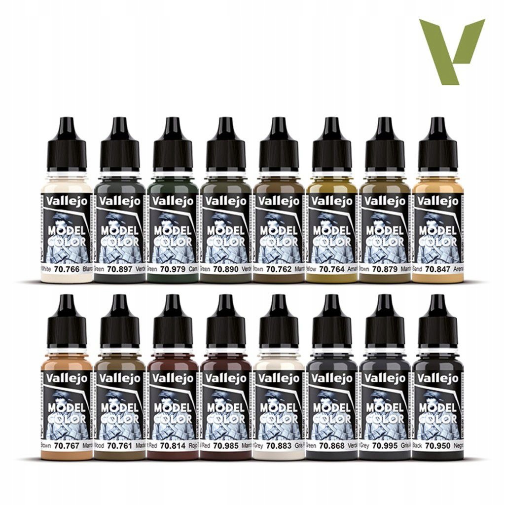 Vallejo: Model Color Německé Barvy Pro Vojenskou Techniku 2. Světové Války (16 x 18 ml)