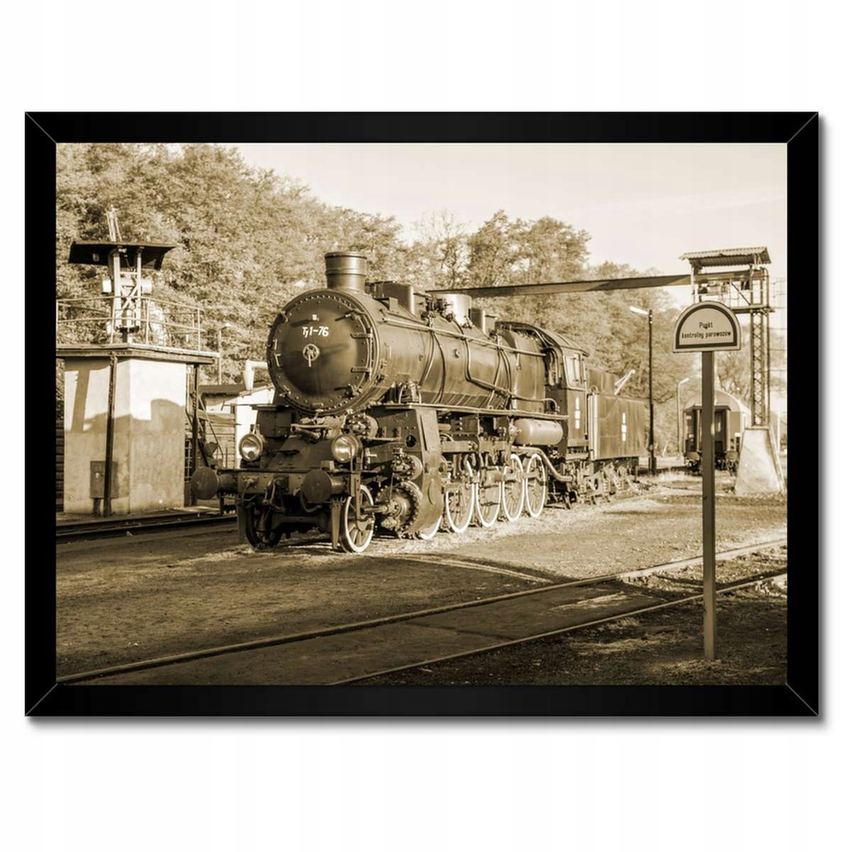 Plakáty v rámu 40x30 Kontrolní bod parníků