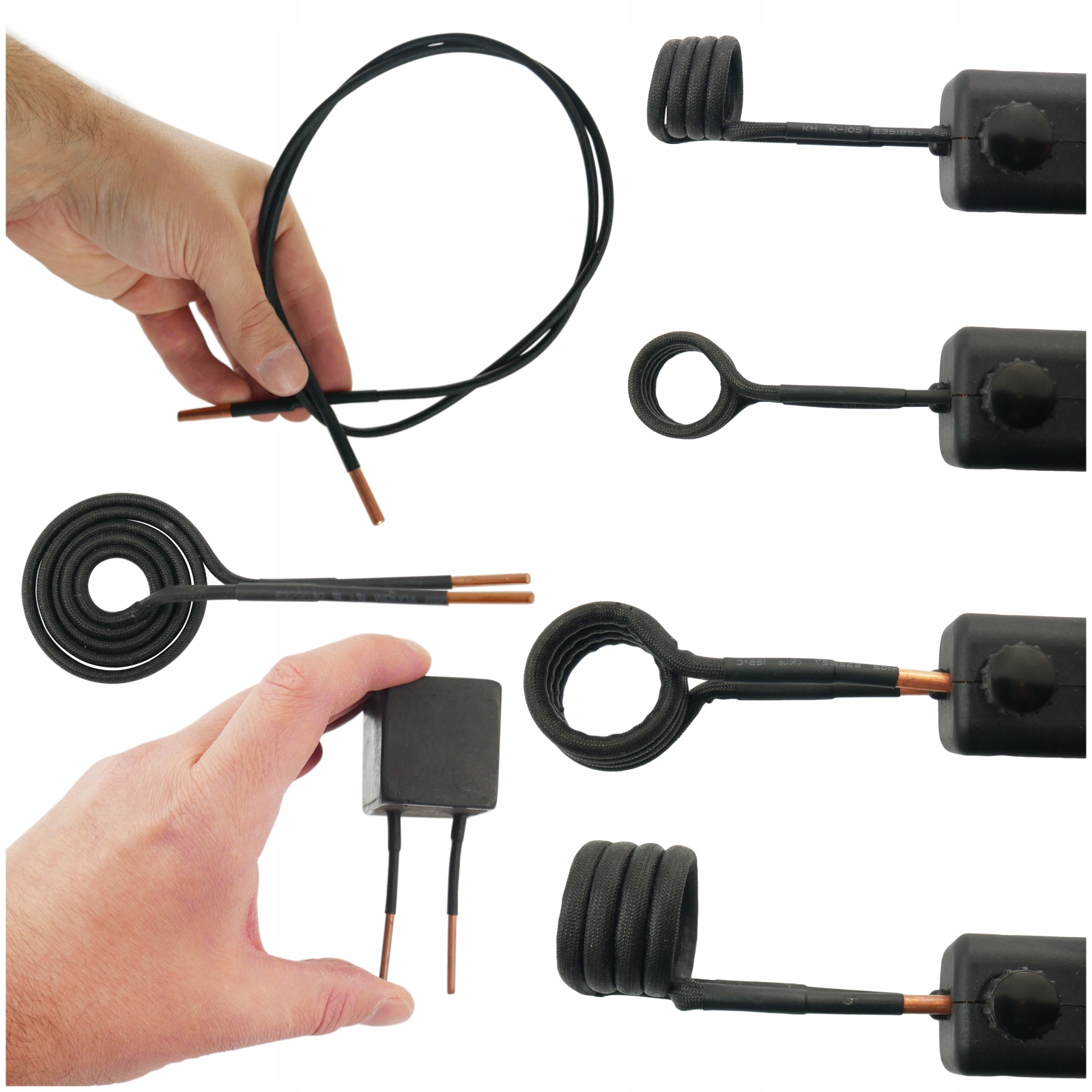 Sada cívek pro ohřívač Indukčního ohřívače 7ks pro matice šroubů