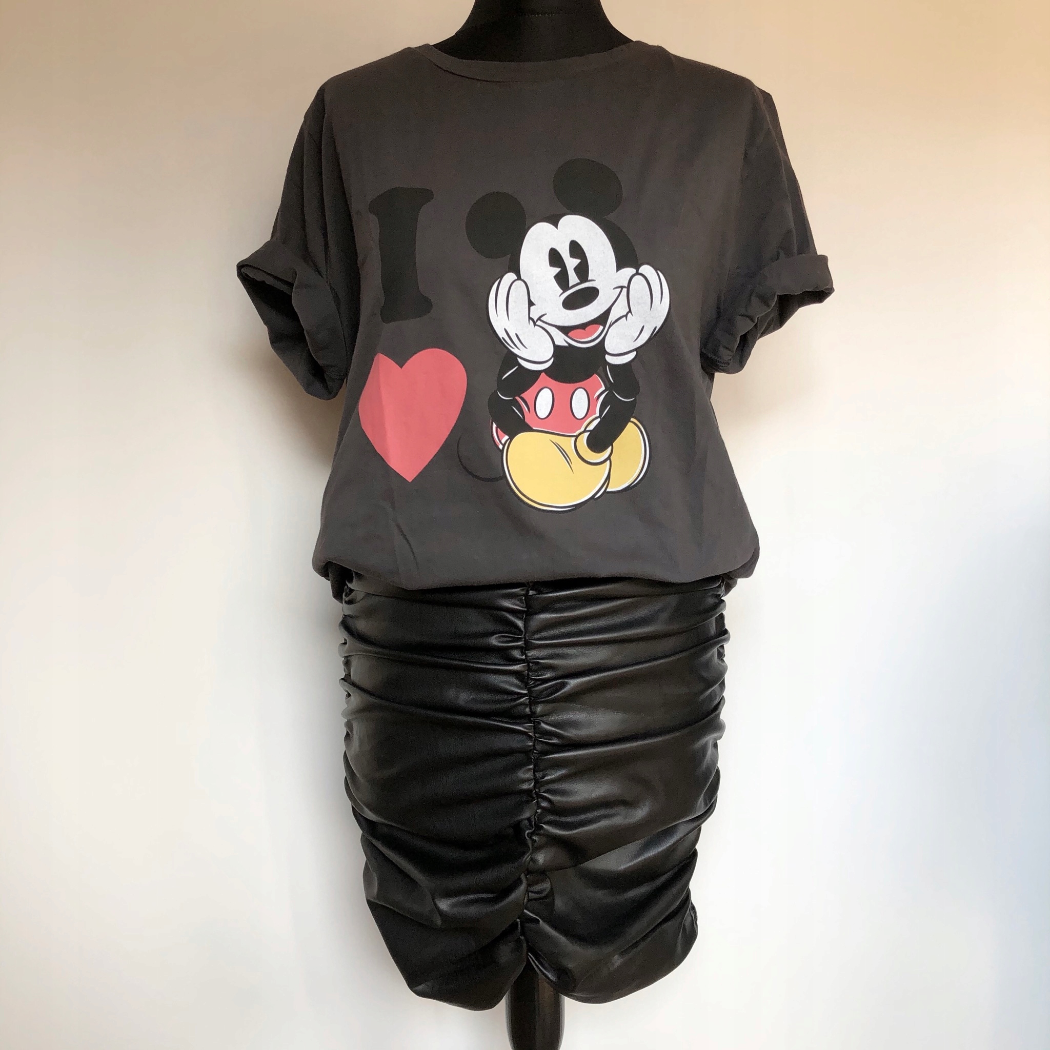 ZARA MICKEY MOUSE Koszulka MIKI DISNEY S Materiał dominujący bawełna