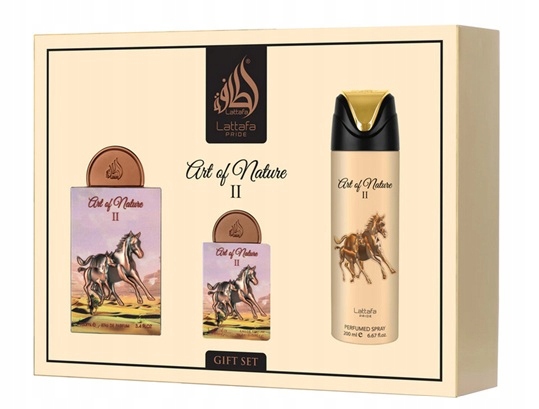 Lattafa Art of Nature II Sada: 100 ml Edp, 20 ml, 200 Ml Deo Unisex