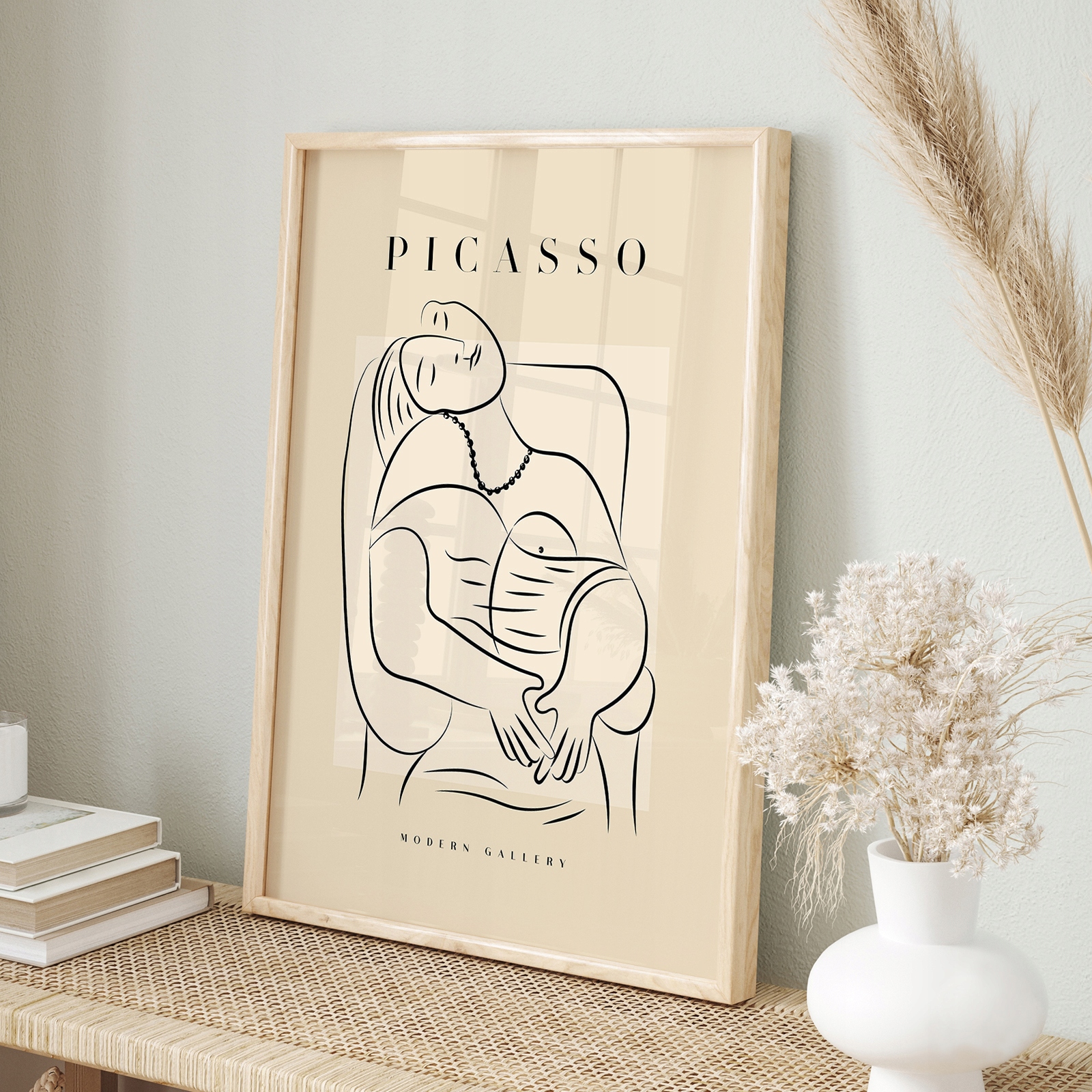 PICASSO Śpiąca kobieta ecru PLAKAT 21x30cm #719 Marka KMBpress