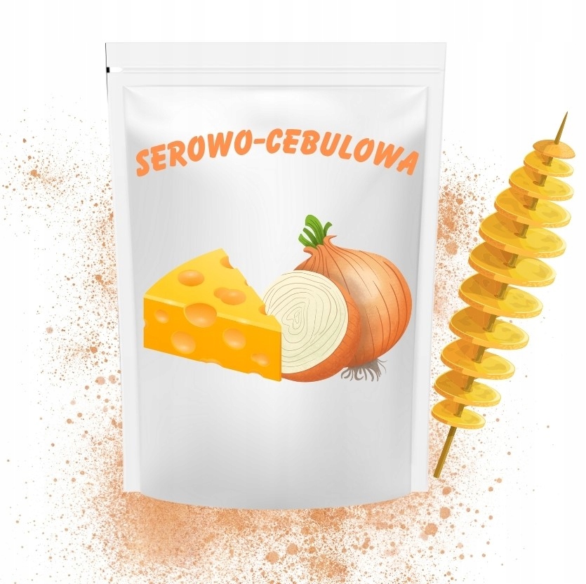 Levně Posypte sýrem a cibulí Koření 1 kg Bramborové hranolky smažené v cestíčku Slané chipsy