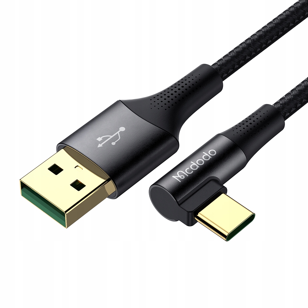 MCDODO MOCNY SZYBKI KABEL KĄTOWY USB-C 65W 6A 2M Kod producenta CA-1221