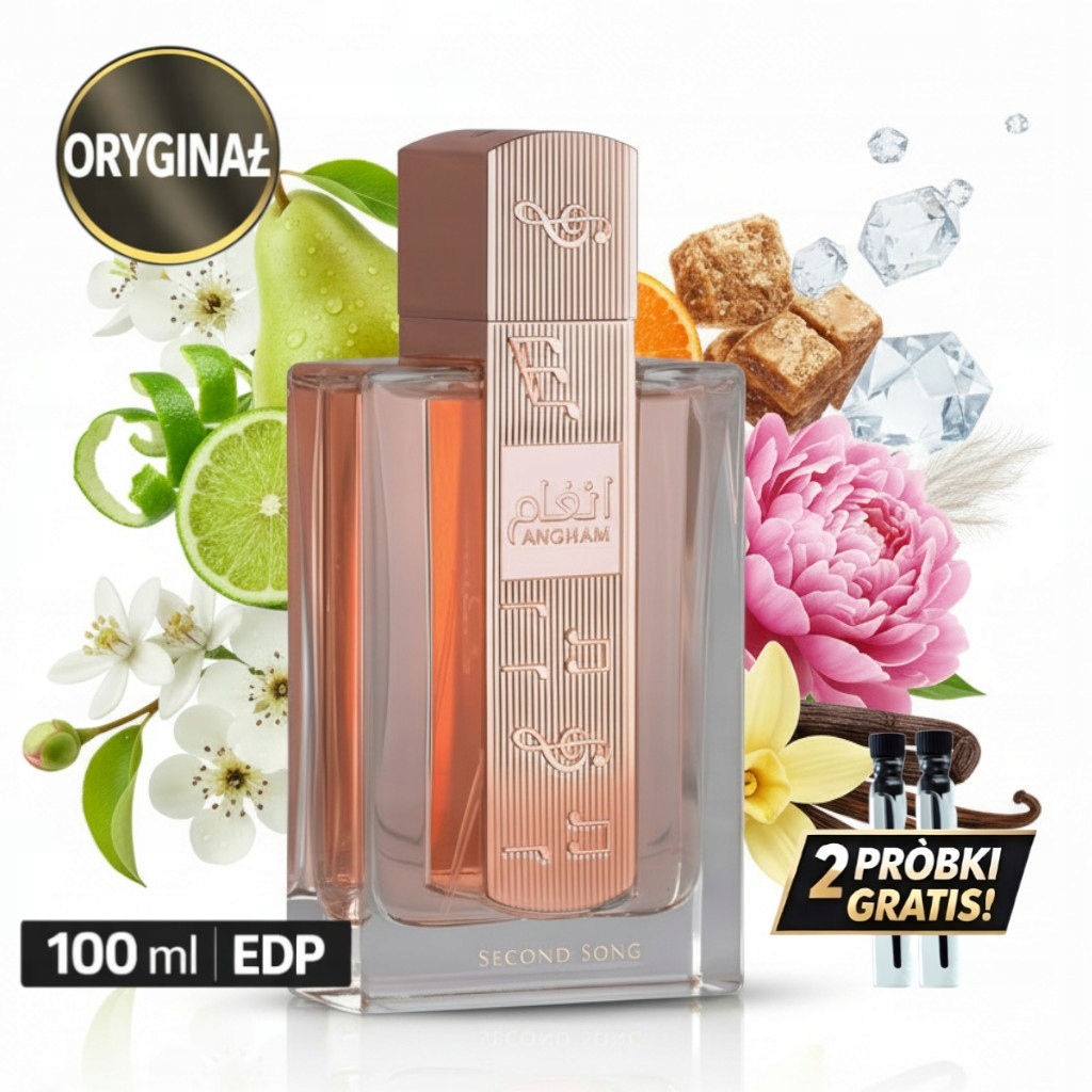 Perfumy Angham Second Song 100 ml 2 Próbki
