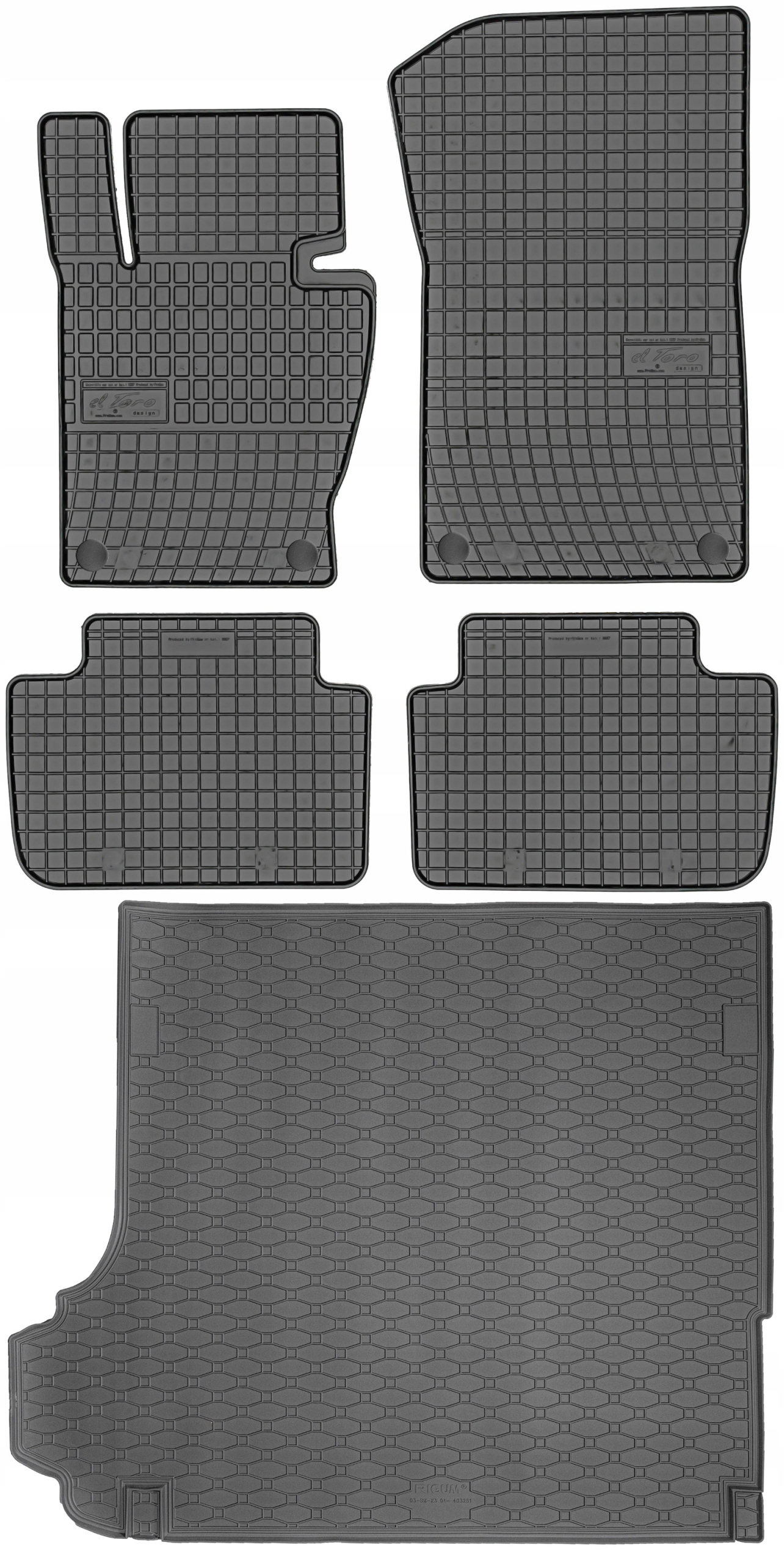 Bmw X3 E83 Suv 2004-2010 Sada rohoží koberčeky
