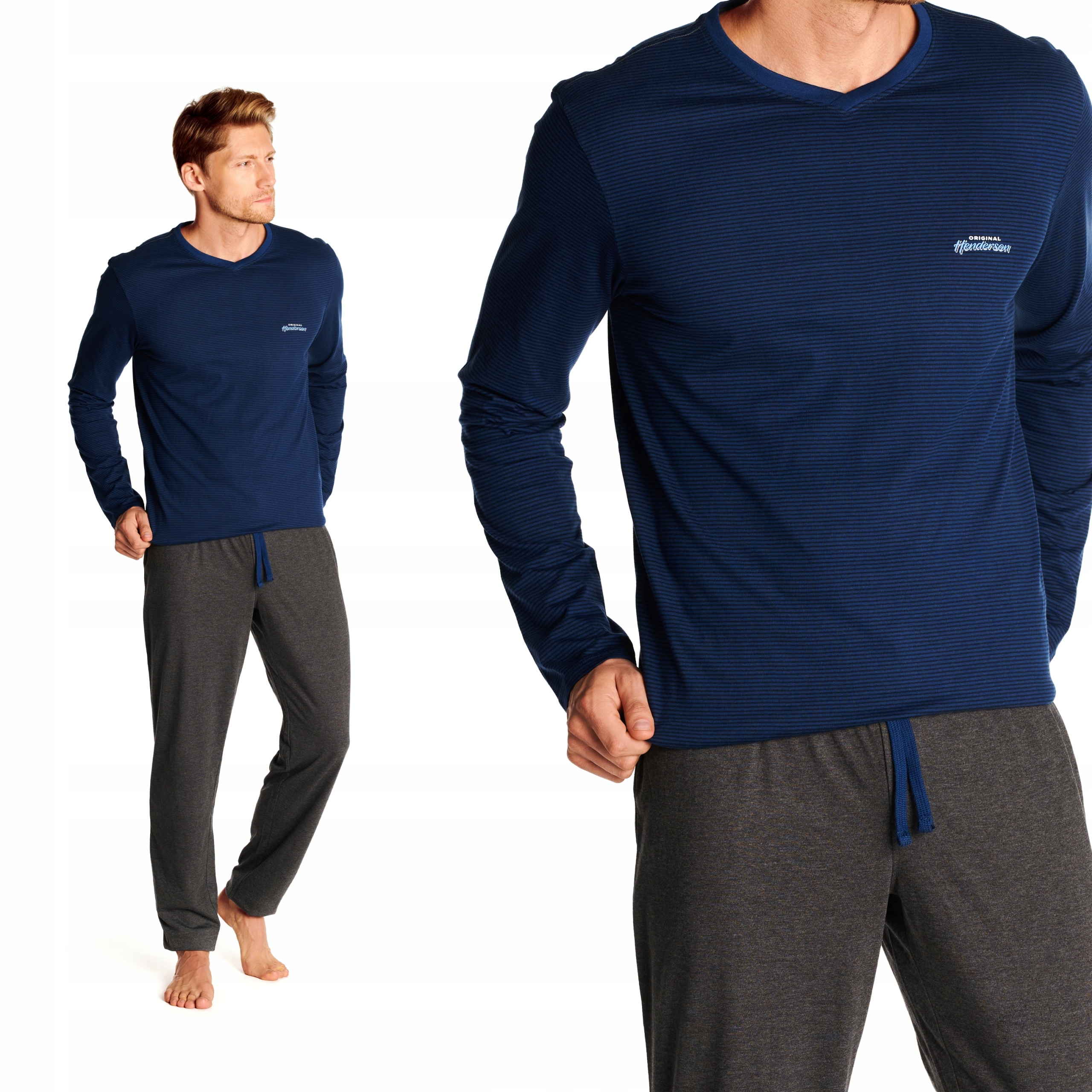 Zion 38367-59 Pánské pyžamo s dlouhým rukávem Henderson, velikost XXL