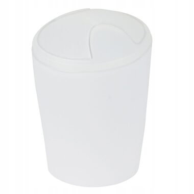 Levně Odpadkový koš Spirella Move výklopný 2 l, ledově bílá barva