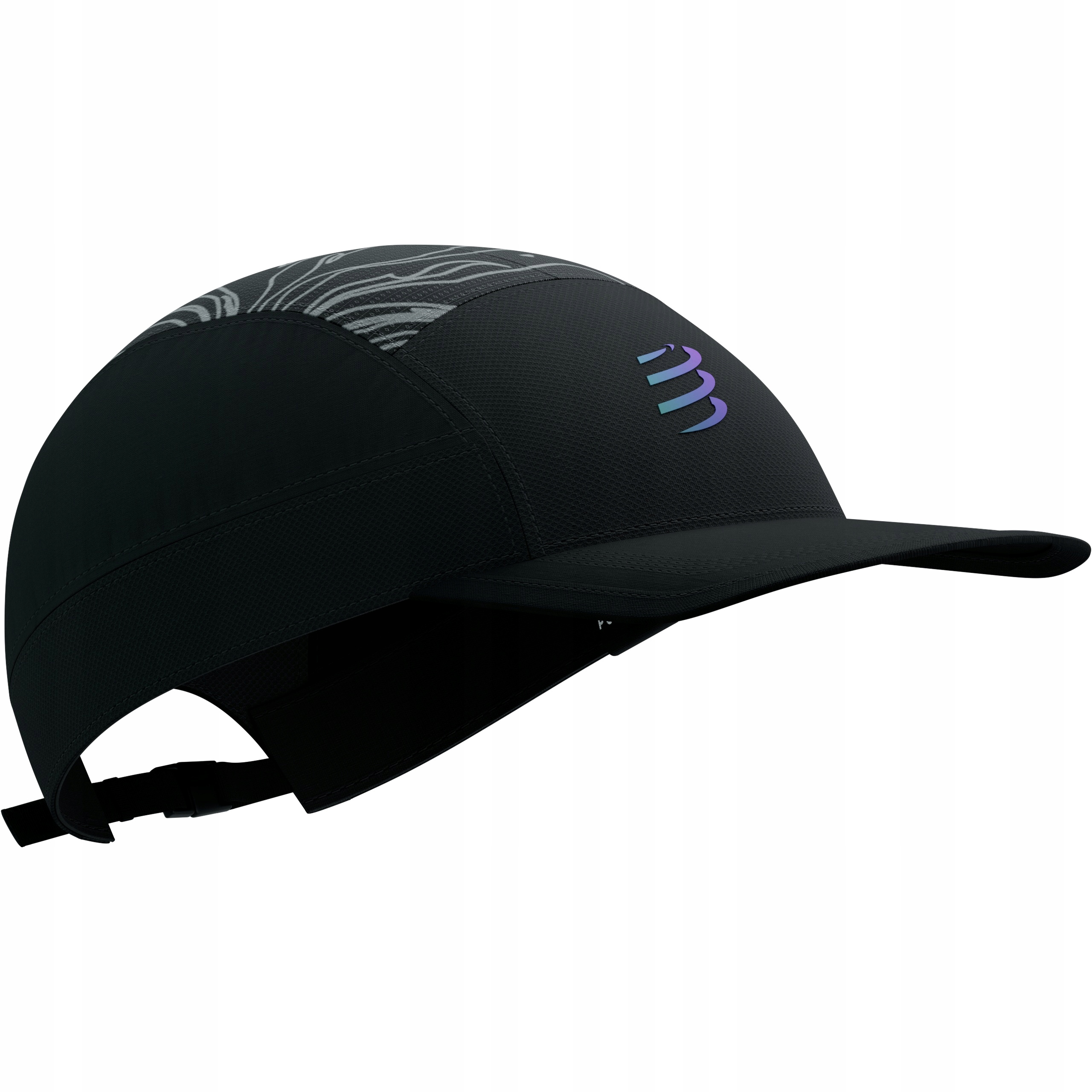 kšiltovka pro běhání Compressport 5 Panel Light Cap Aurora