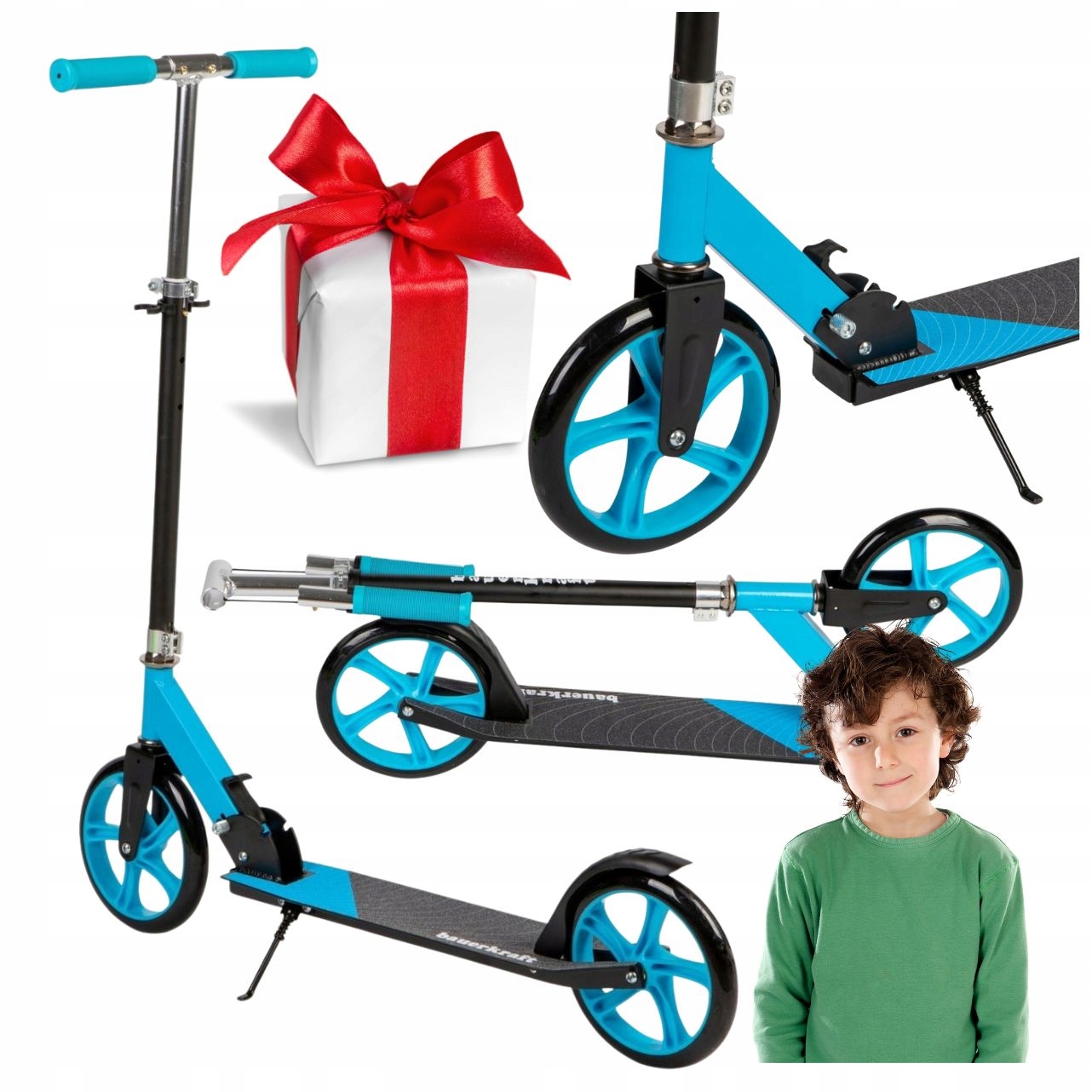 Hulajnoga Miejska Dla Dziecka Nastolatka Dzieci Regulacja Wysokości