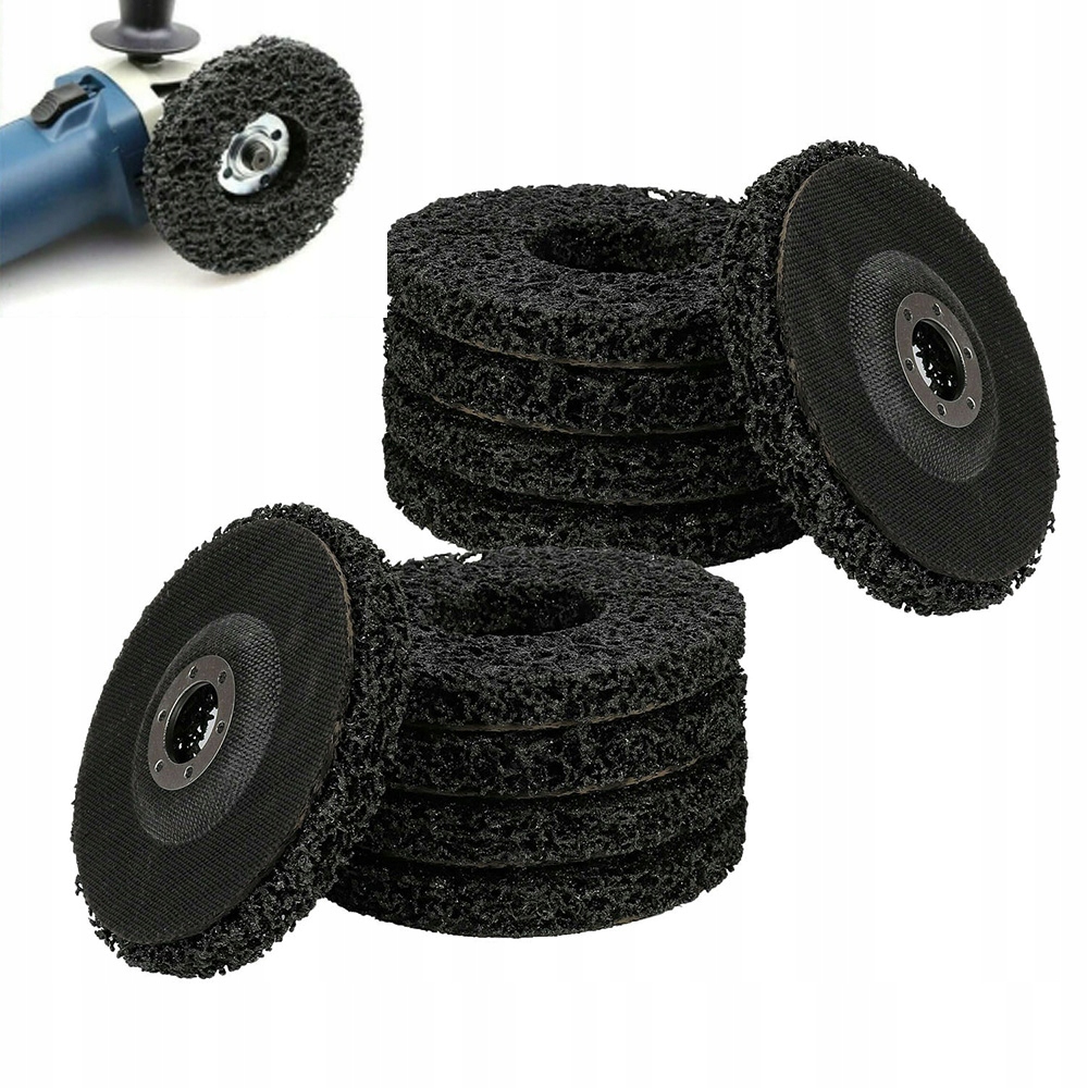 10 ks 125 mm diamantové kotouče, černé