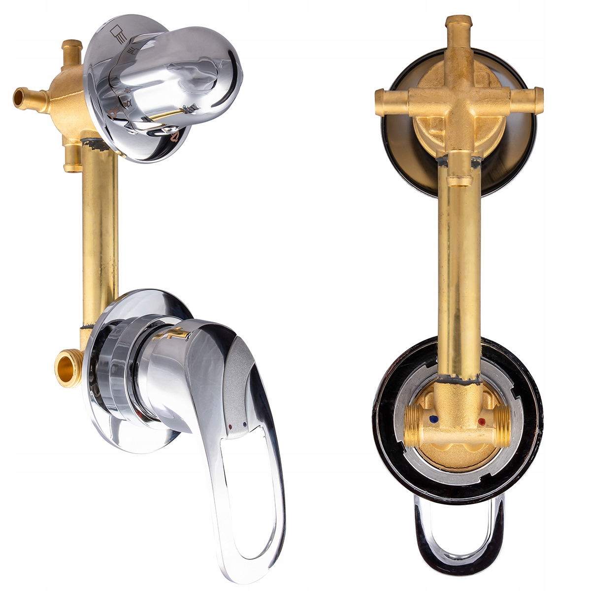 BATERIA ZAWÓR GŁOWICA MIESZACZ DO KABINY Z HYDROMASAŻEM 14,5 CM 4 FUNKCJE