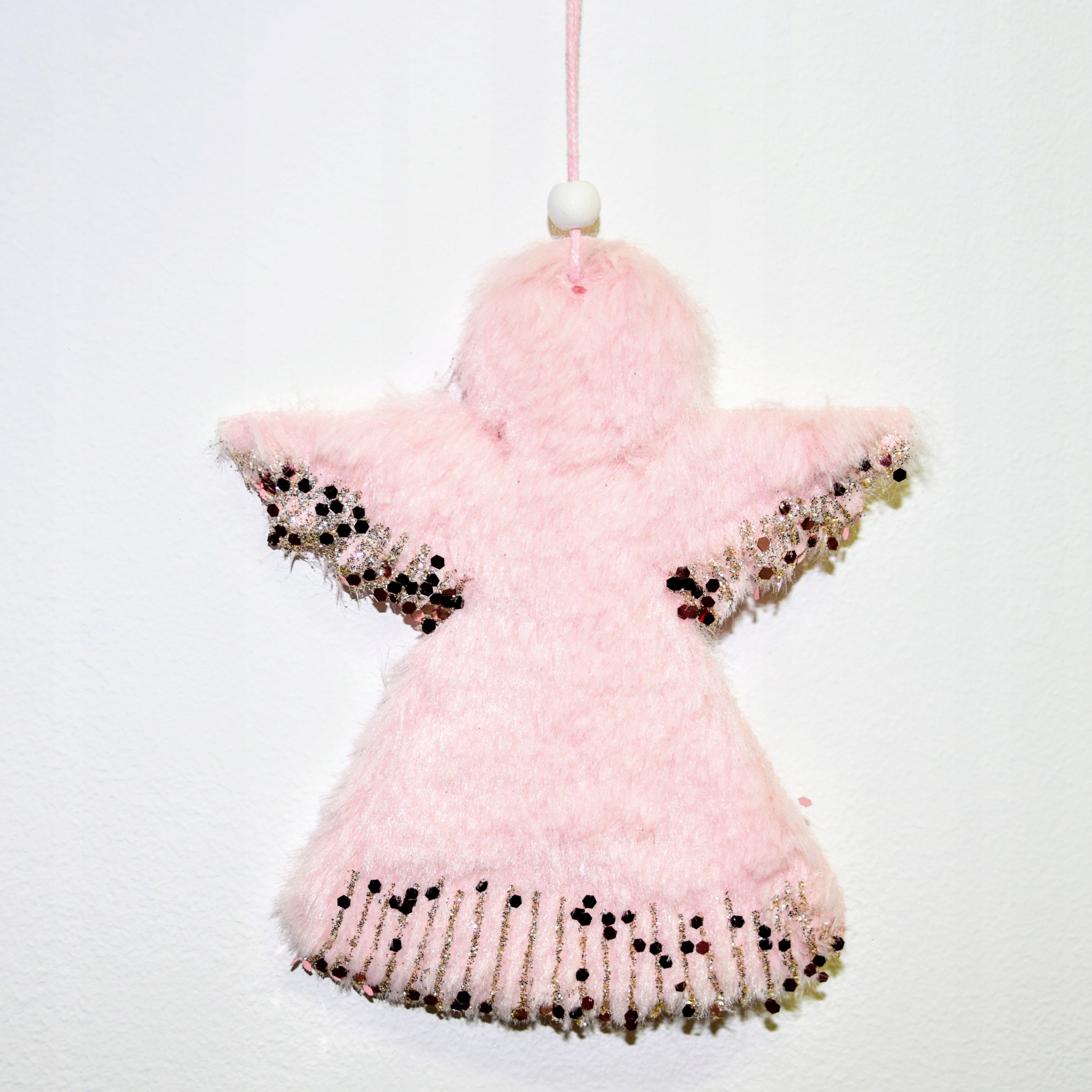 OZDOBA CHOINKOWA RÓŻOWY ANIOŁ 23CM PREZENT OZDOBA Marka Dakls