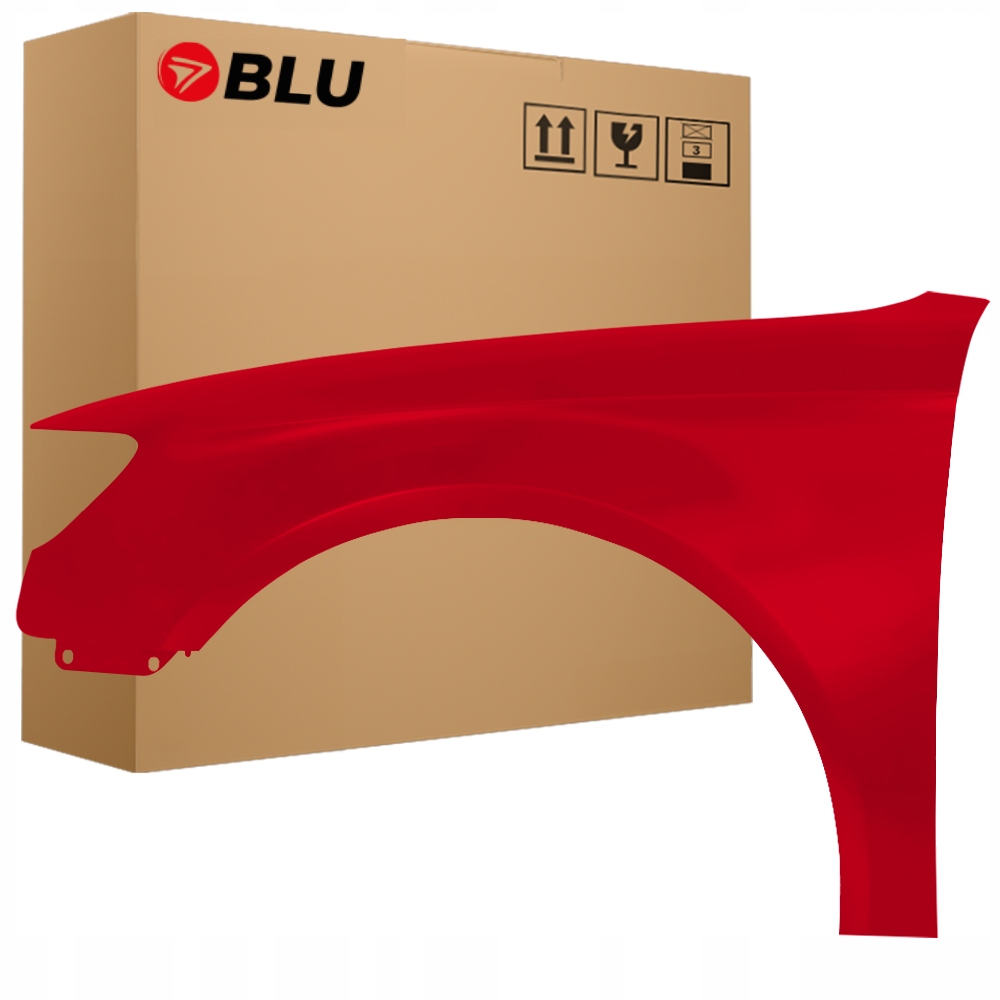 Blu Blatník Audi A3 8V LZ3M levý červený 12-20 přední hatchback sportback