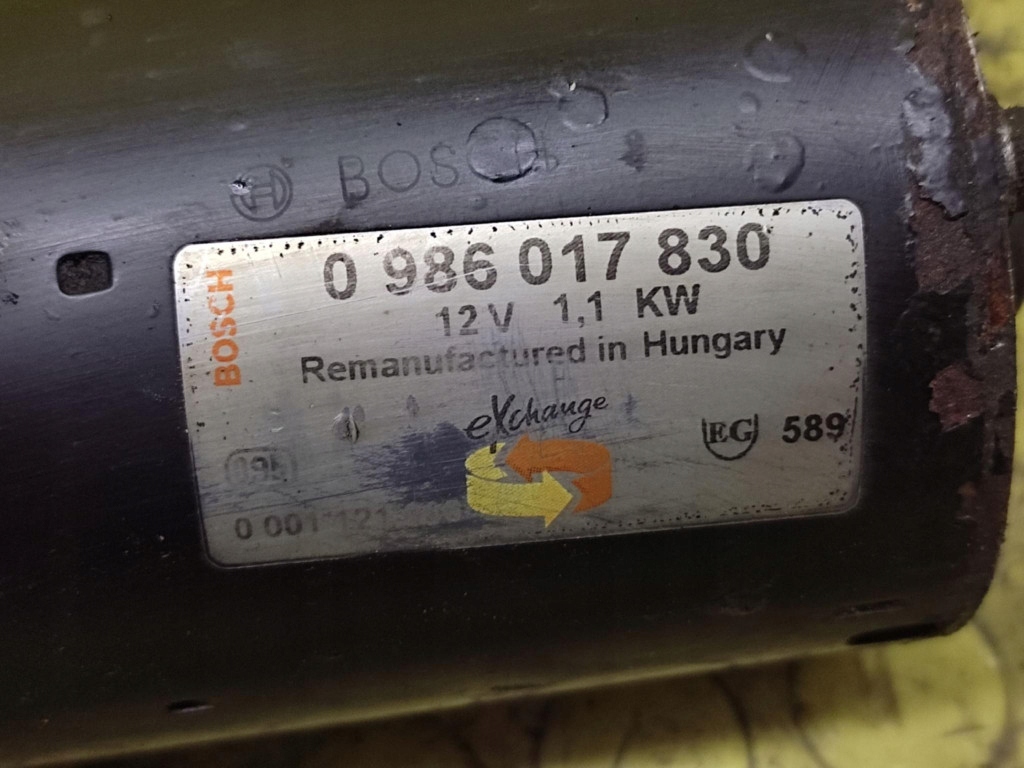 VW GOLF IV 1.4 starter 0986017830
