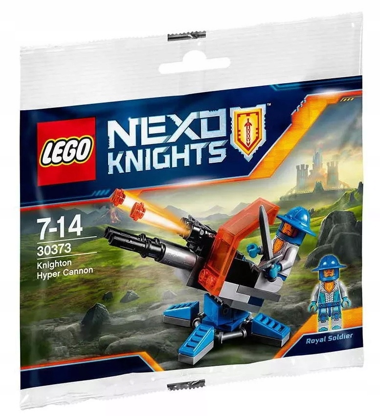 2x Zestaw LEGO Nexo Knights Knighton Hyper Cannon 30373