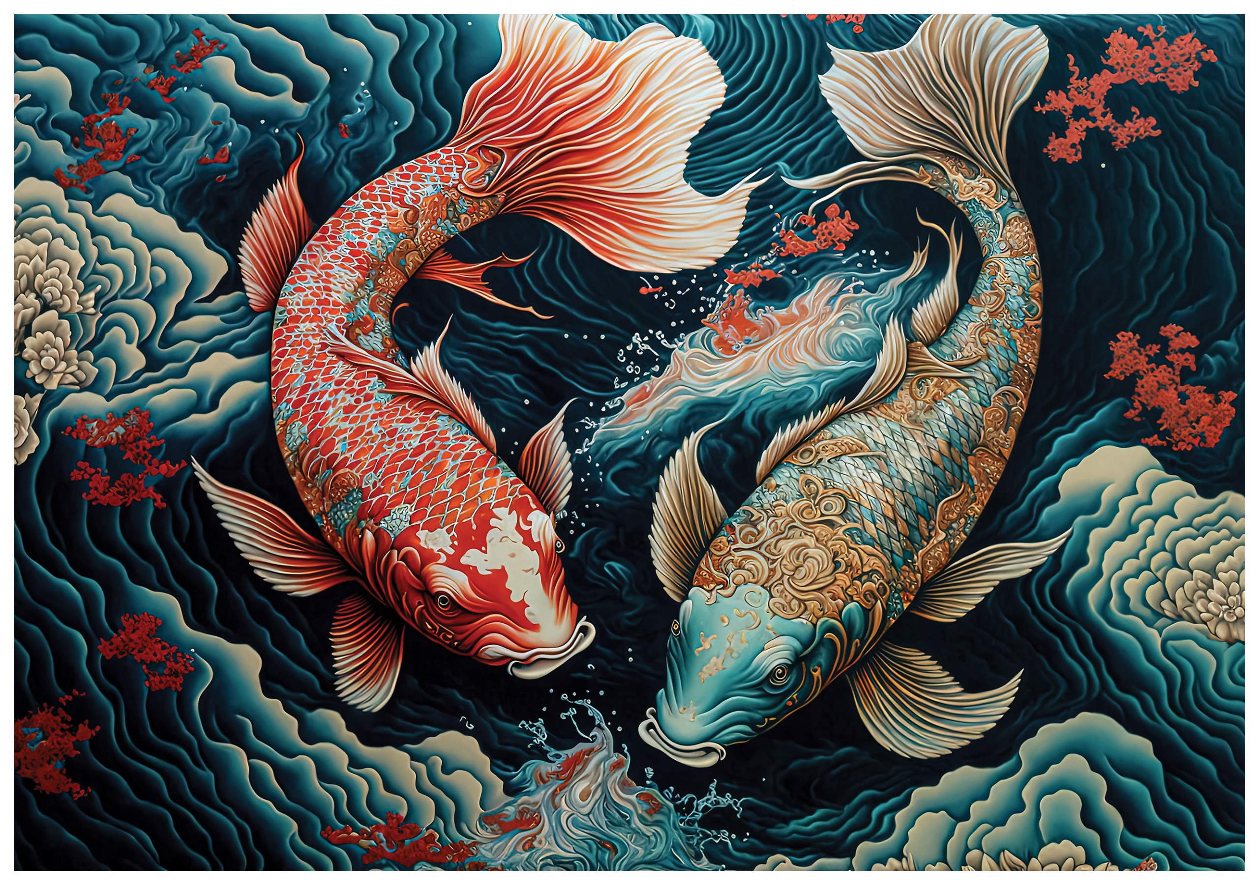 Fototapeta Koi Harmonie a klid na stěnách 312x219 vinylová lepidlo