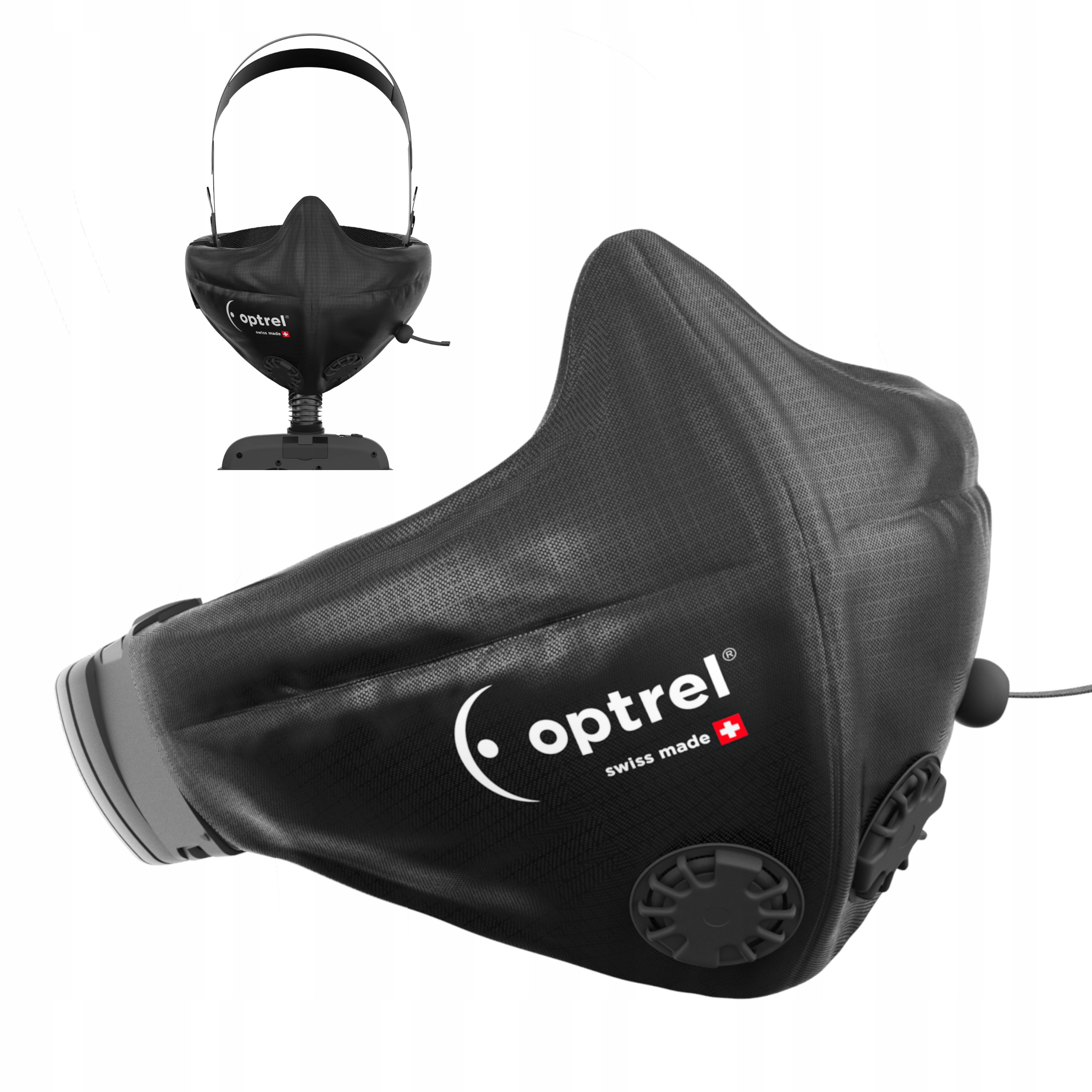 Półmaska czarna Optrel Swiss Air 4160.500