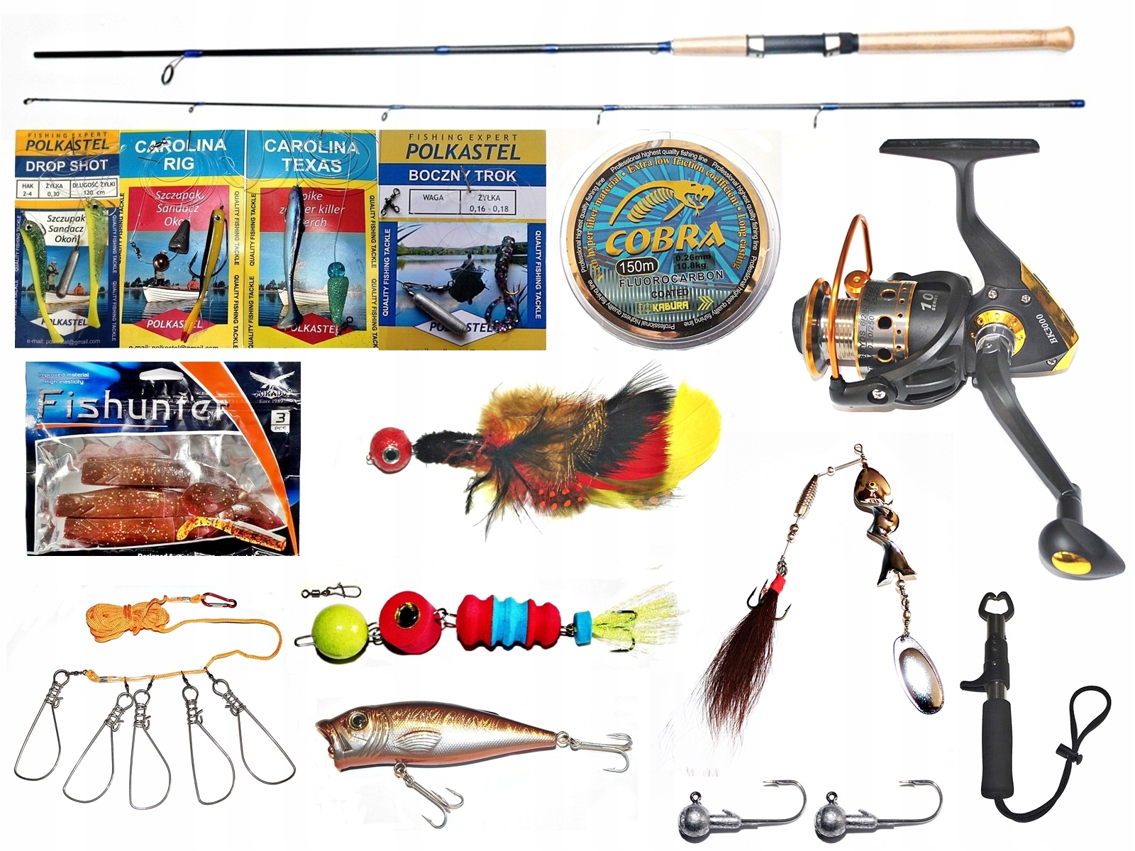 Bx 240cm. Akcesoria Spinning Trolling. A2