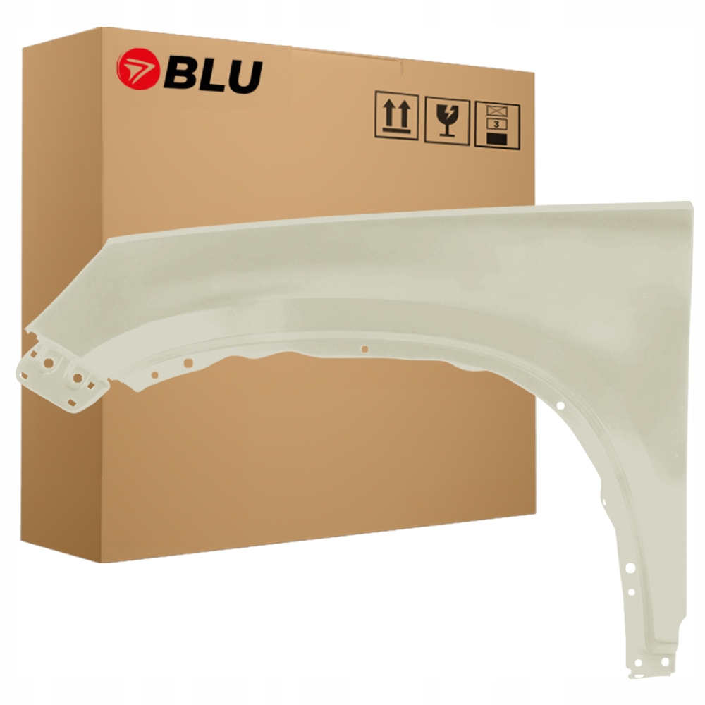 Blu Blatník Vw Tiguan I 5N LR7L levý stříbrný 07-16 přední pozink SilberLeaf