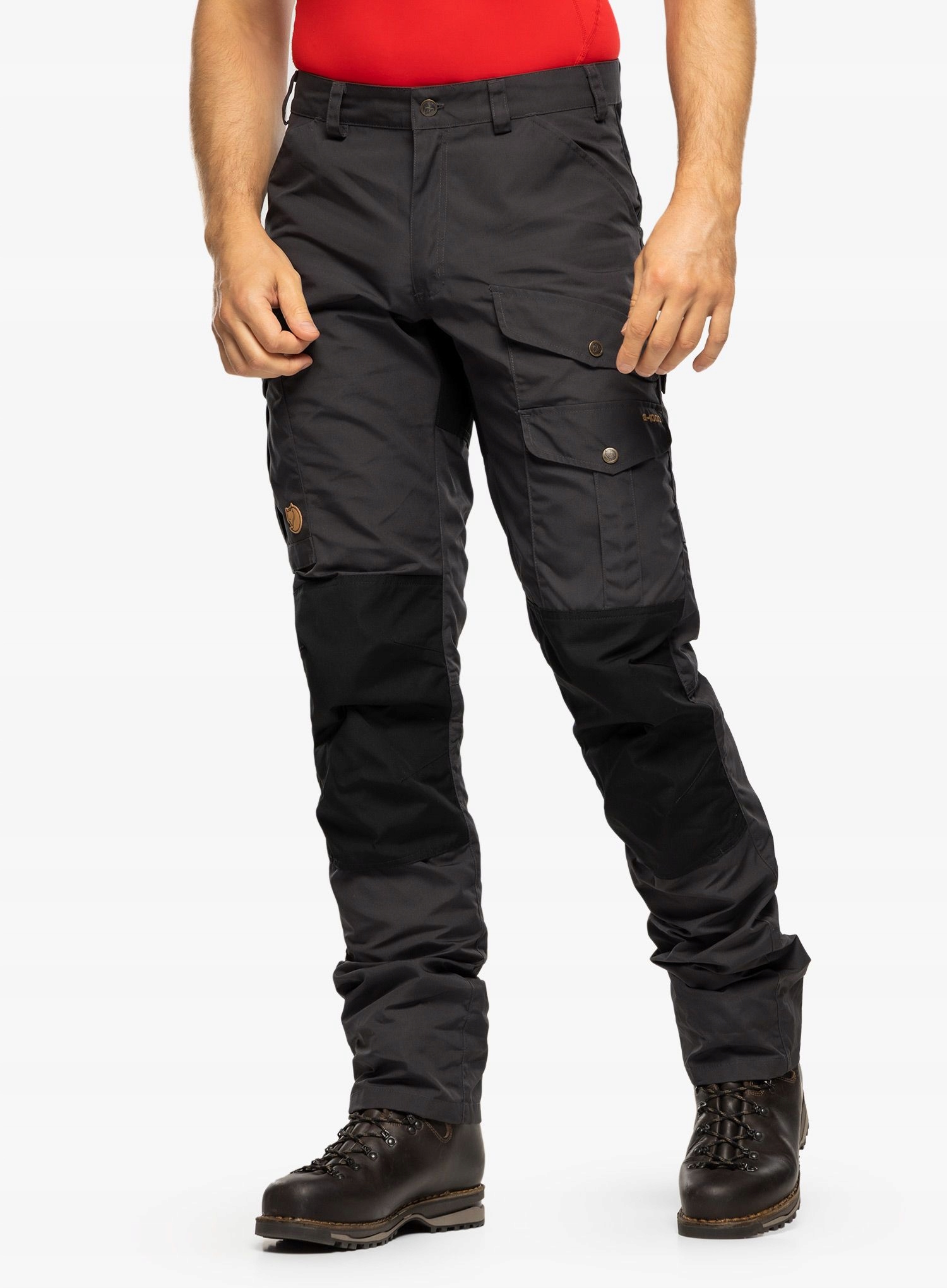 Turistické kalhoty Fjallraven Barents Pro Trousers M šedá/černá 48 (M)
