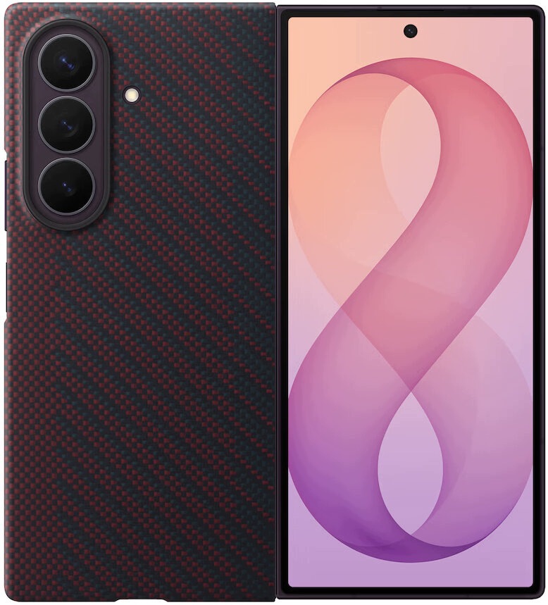 Puzdro Samsung Carbon Magnet Case pre Galaxy Z Fold8 Ultra MagSafe 2x fólia