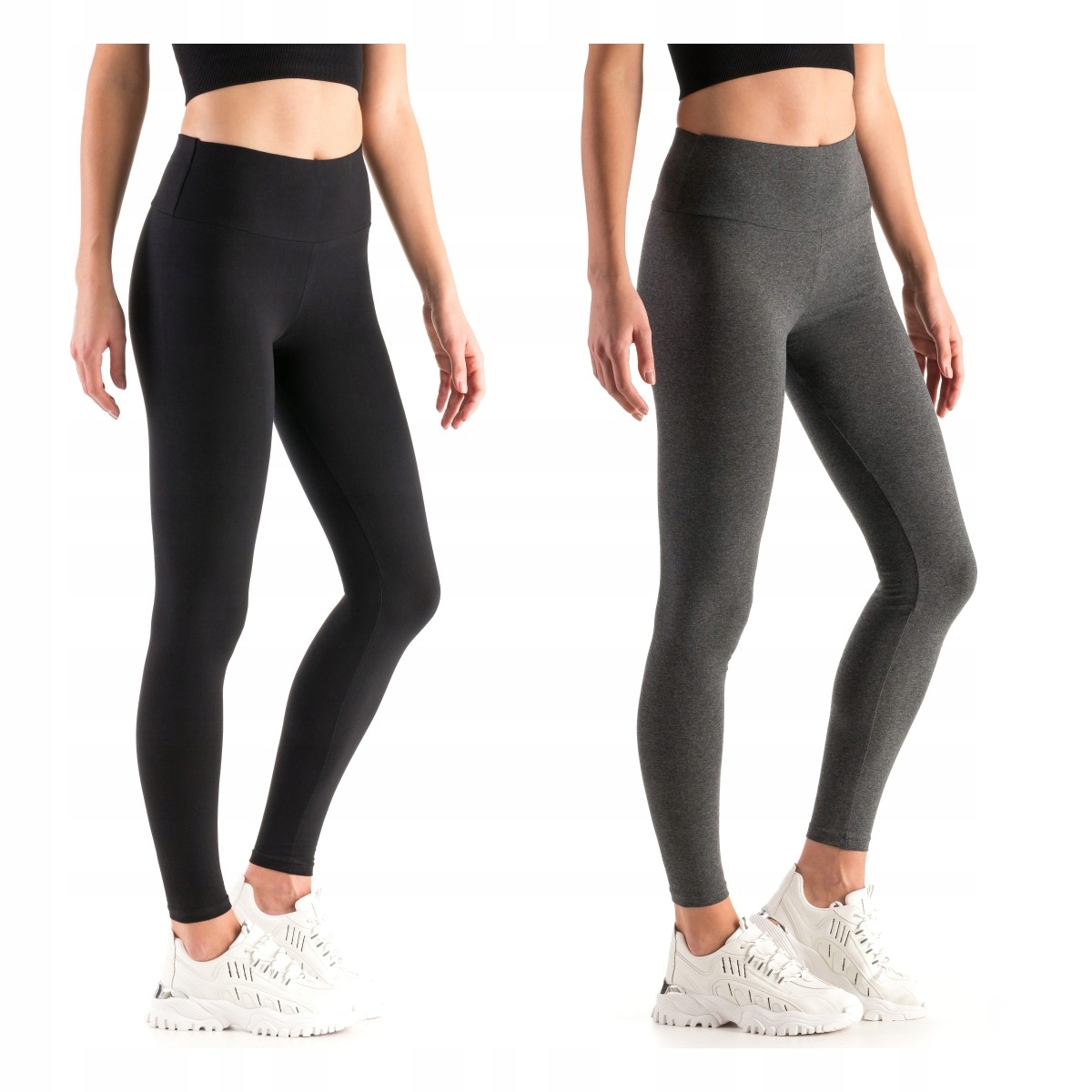 

2X Legginsy Z Wysokim Stanem Wyszczuplające Lwp