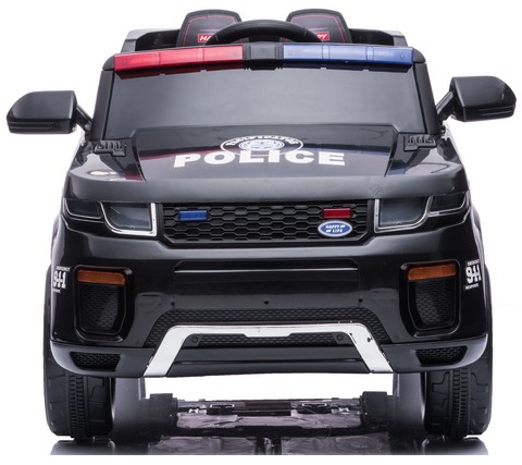 Suv Auto Na Akumulator Policja 12V Pilot 2.4G MP3 Skóra Miękkie Koła Eva