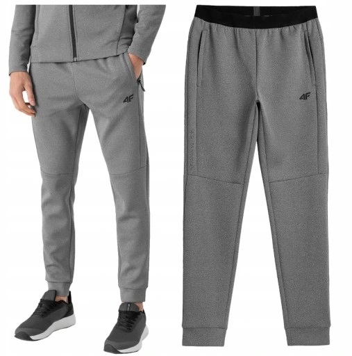 Spodnie Funkcyjne Męskie 4F Treningowe Sportowe S