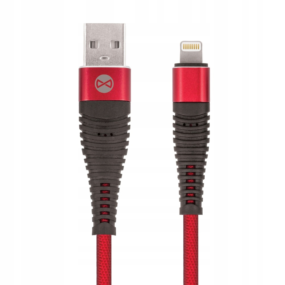 

Kabel Forever do iPhone 8-PIN Shark czerwony 1m 2A