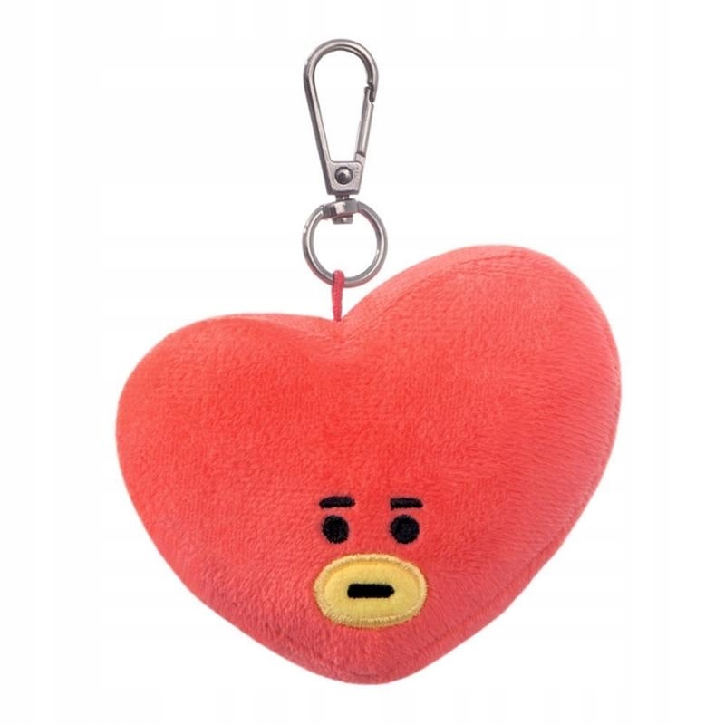 PLUSZOWY BRELOK DO KLUCZY PLECAKA BT21 TATA SERCE