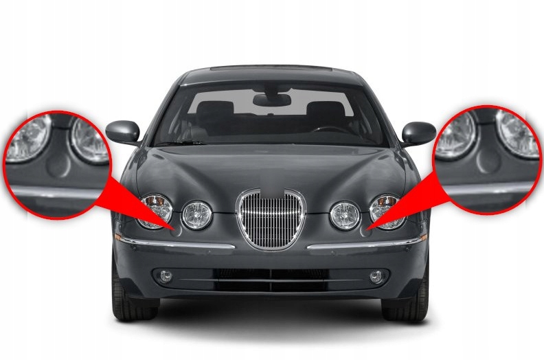 Krytka Ostřikovače Lampy Pro Jaguar S-type Lift 4R8313L018AF 4R8313L019AF