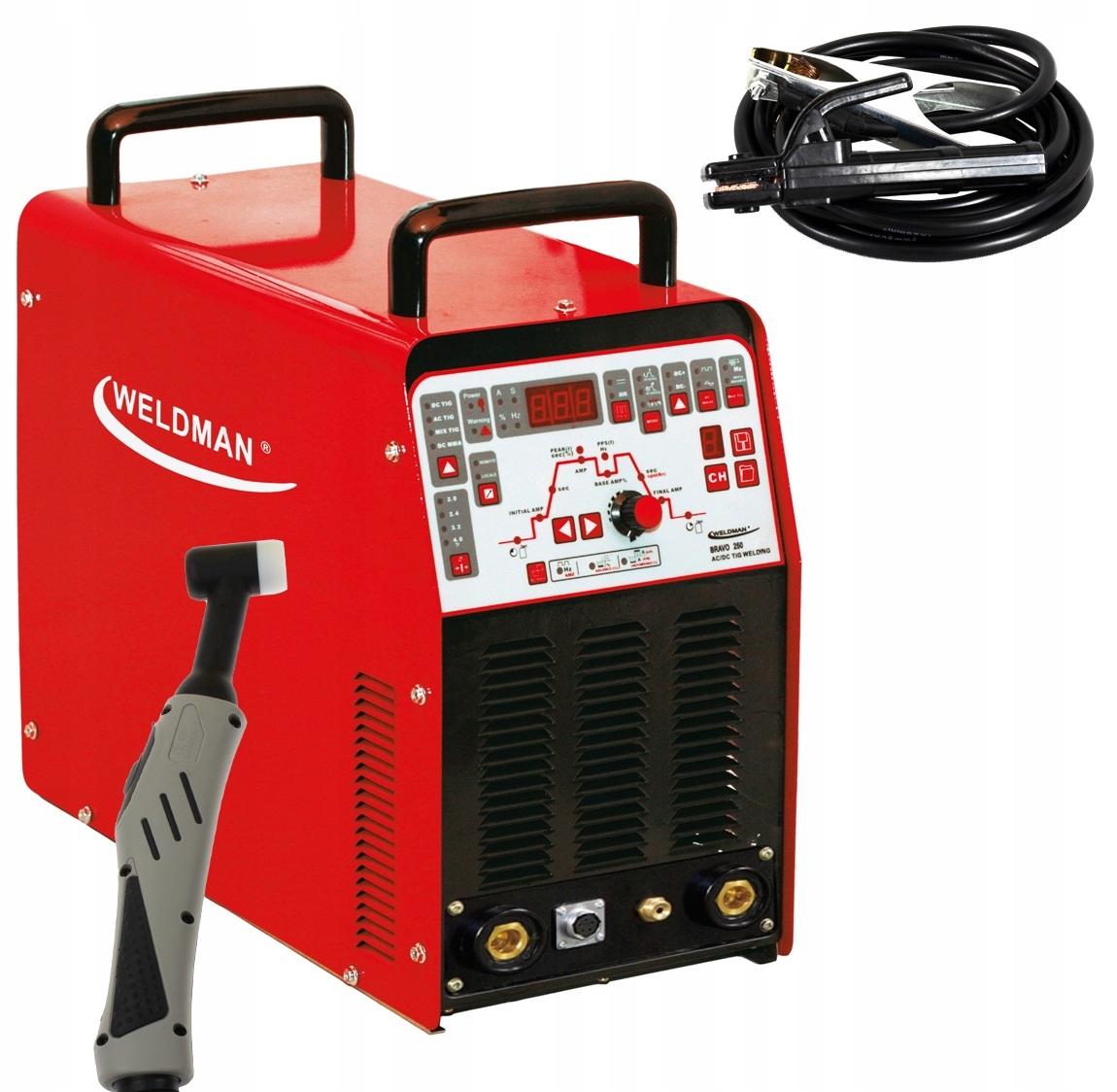 Spawarka Inwerterowa Bravo Tig Ac/dc 250 Hf 230V Aluminium Weldman
