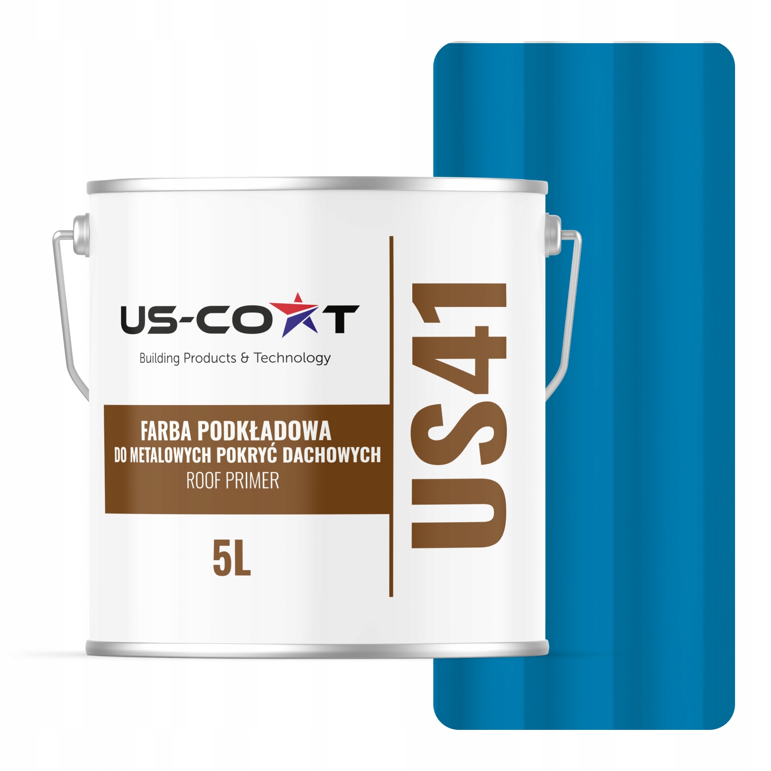 Základná Farba Na Kovové Strechy Krytina Modrá RAL5015 5L Matná
