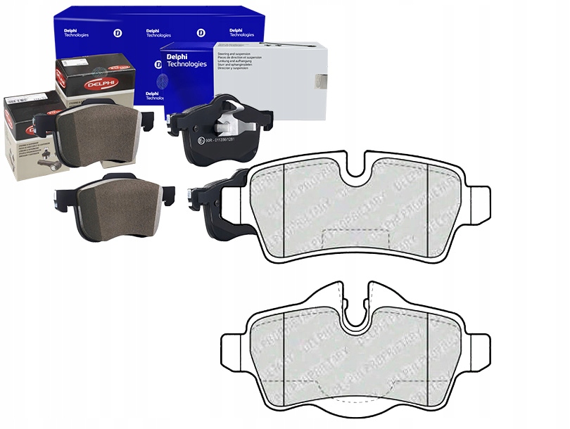 КОЛОДКИ ГАЛЬМІВНЕ МІНІ (R50 R53) (R56) (R57) (R58) 