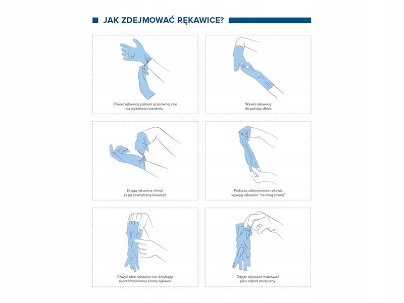RĘKAWICZKI nitrylowe L MERCATOR Rękawice Bezpudrowe CZARNE 100 sztuk Rozmiar 9 - L