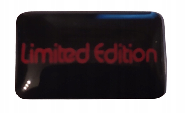 

Naklejka 3D emblemat żywica Limited Edition tuning