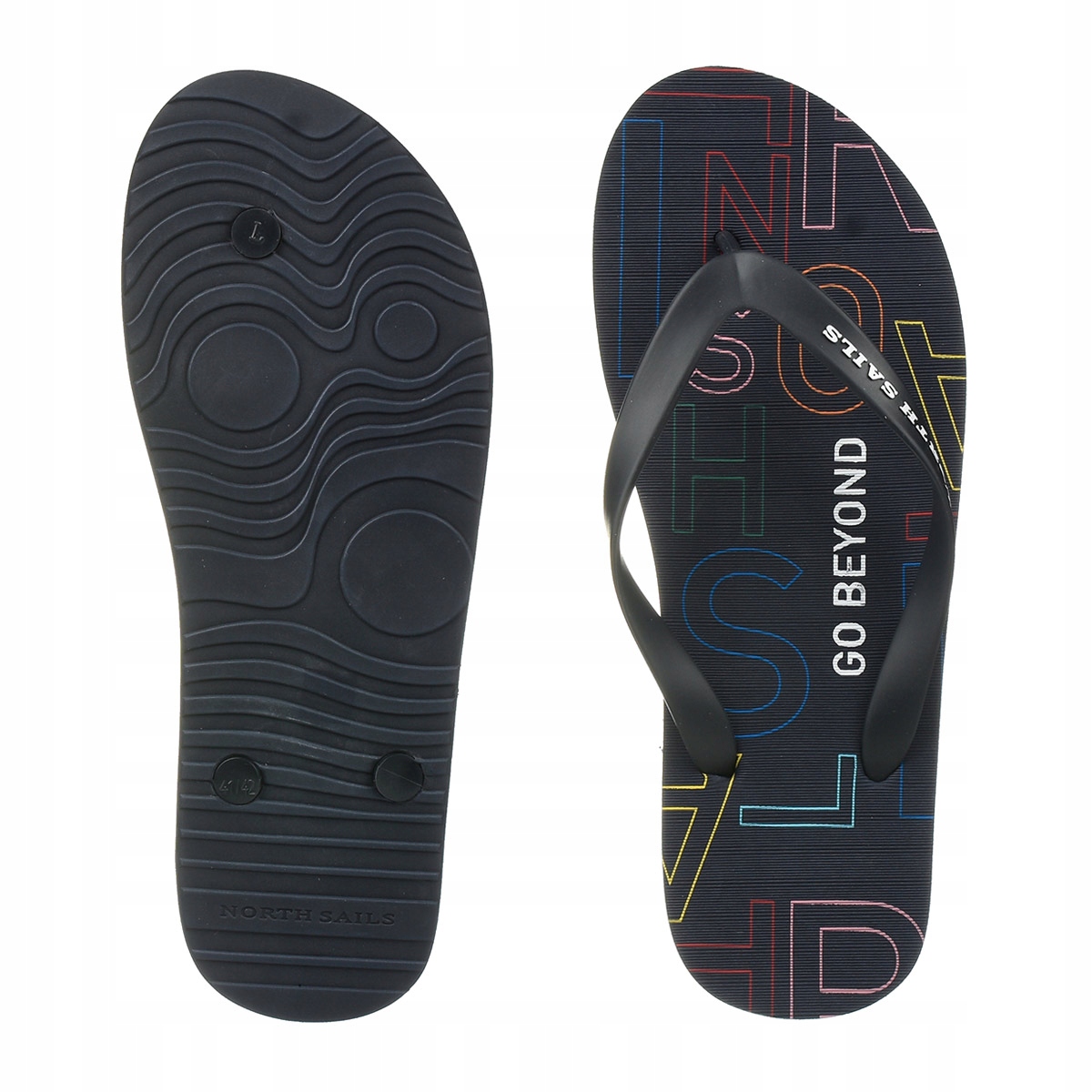 Pánské Pantofle žabky North Sails Sandy Elemental Černé 41 42