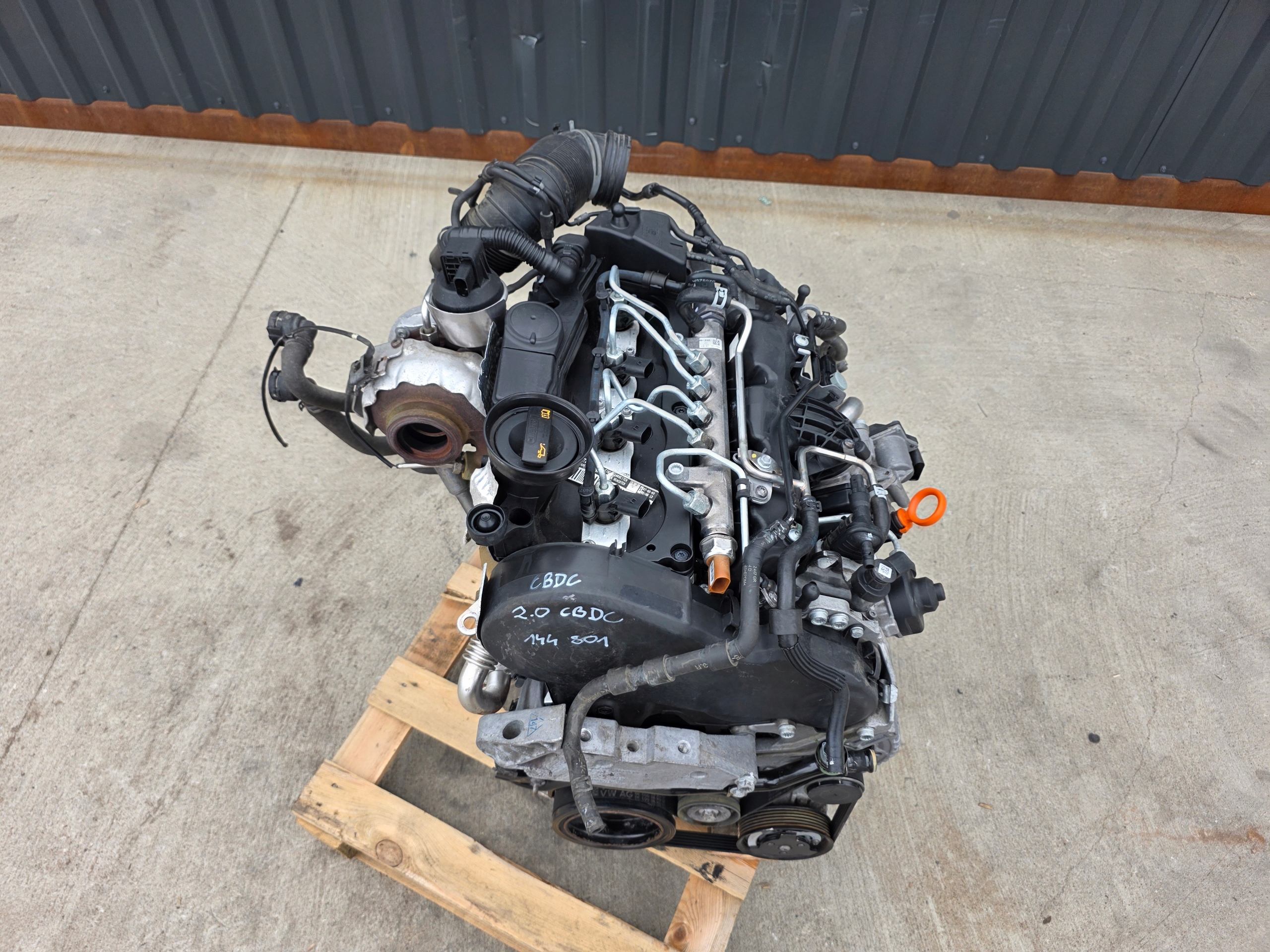 engine complete AUDI VW SEAT SKODA 2.0 TDI CBD CBDC 144801 KM original !!!