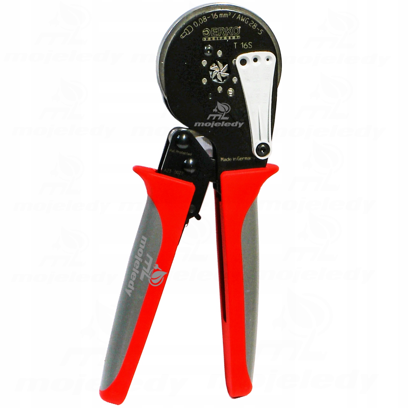 T_16S Šesťhranná lisovacia objímka 16 mm2 Erko