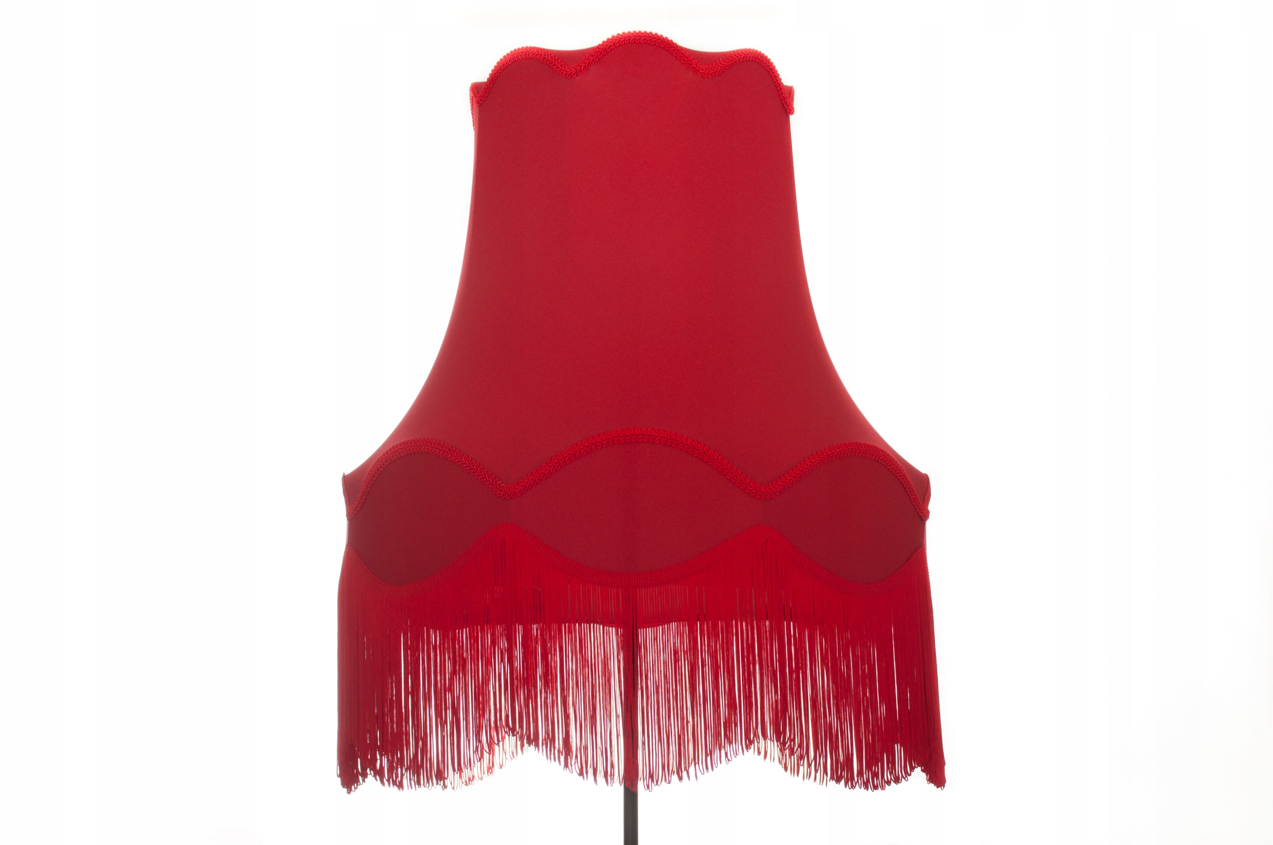 Abażur duży do lamp stojacych i wiszących Czerwony