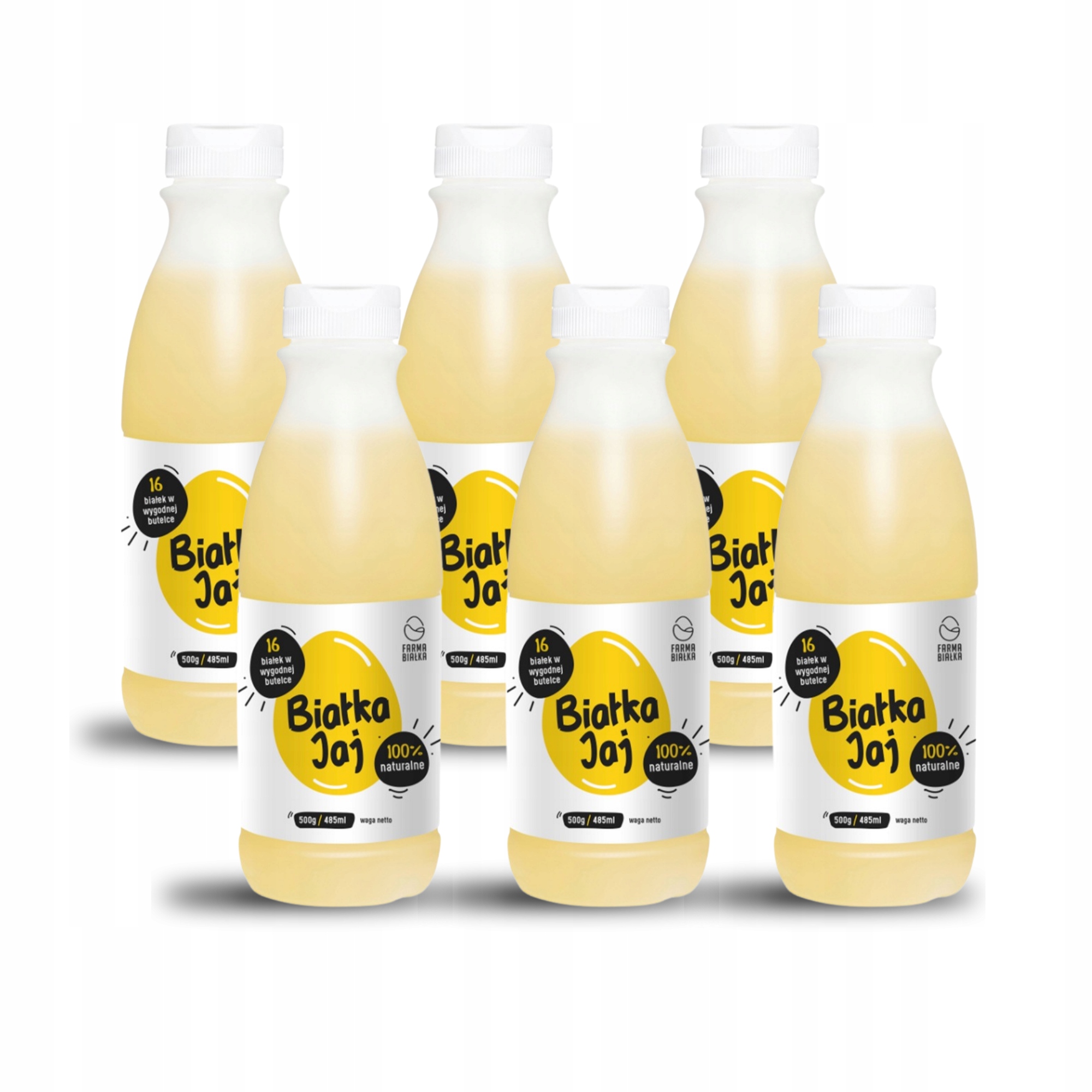 Levně Tekuté bílkoviny Farma Białka 6 ks vel M