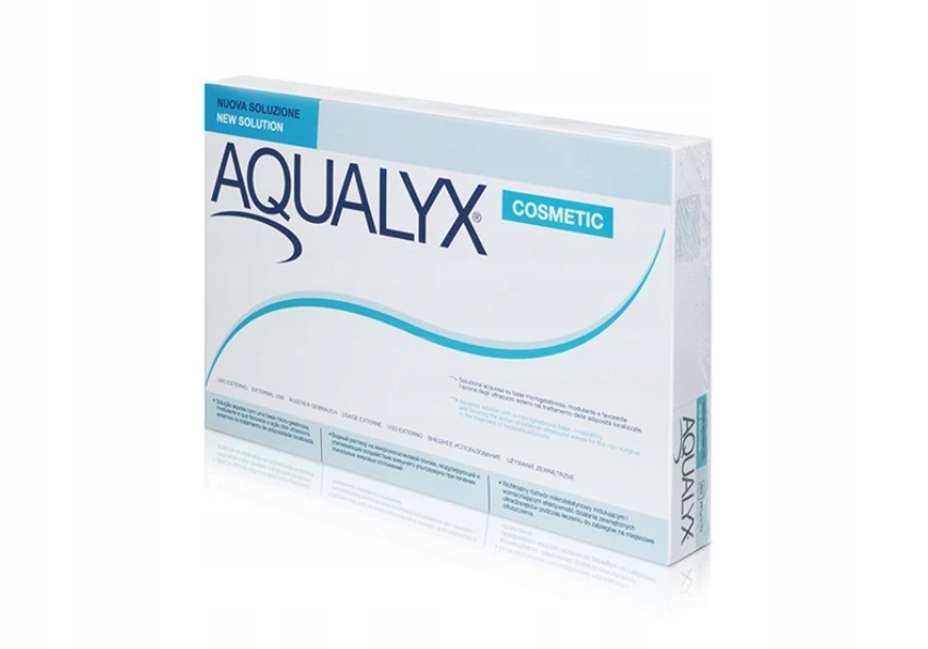 Injekční lipolýza brady Aqualyx 8 ml redukce celulitidy